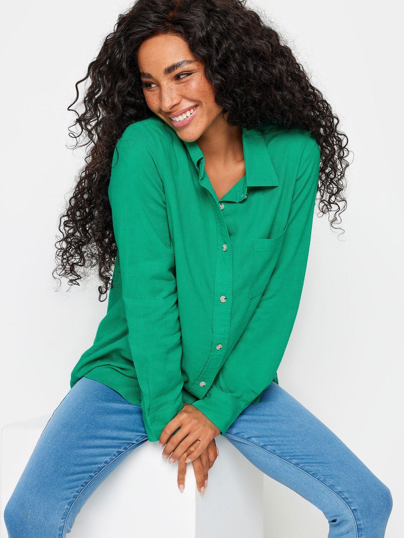 mco-petite-petite-green-linen-shirt