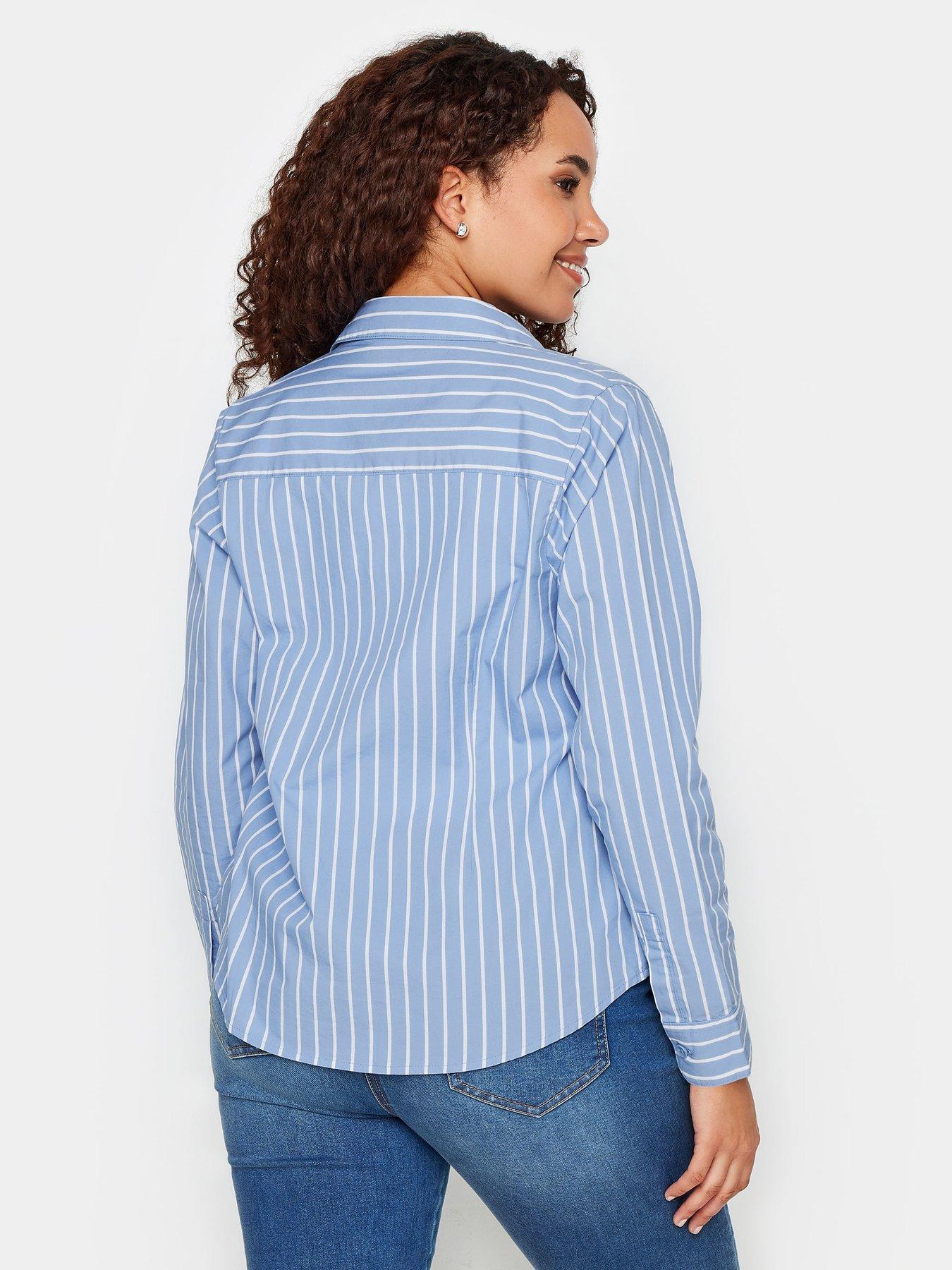 mco-blue-cotton-poplin-stripe-shirtstillFront