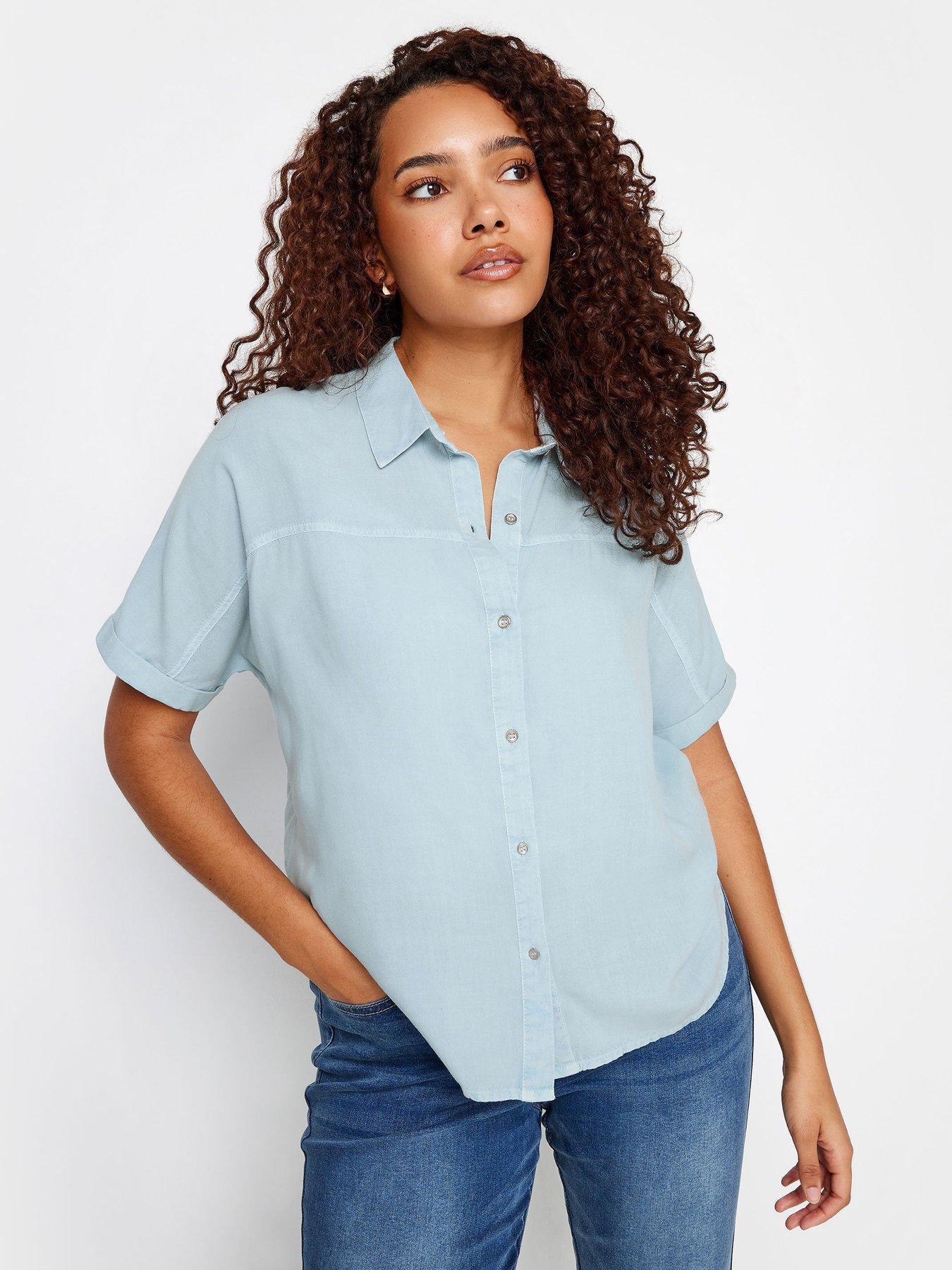 mco-chambray-short-sleeve-shirt-bluefront