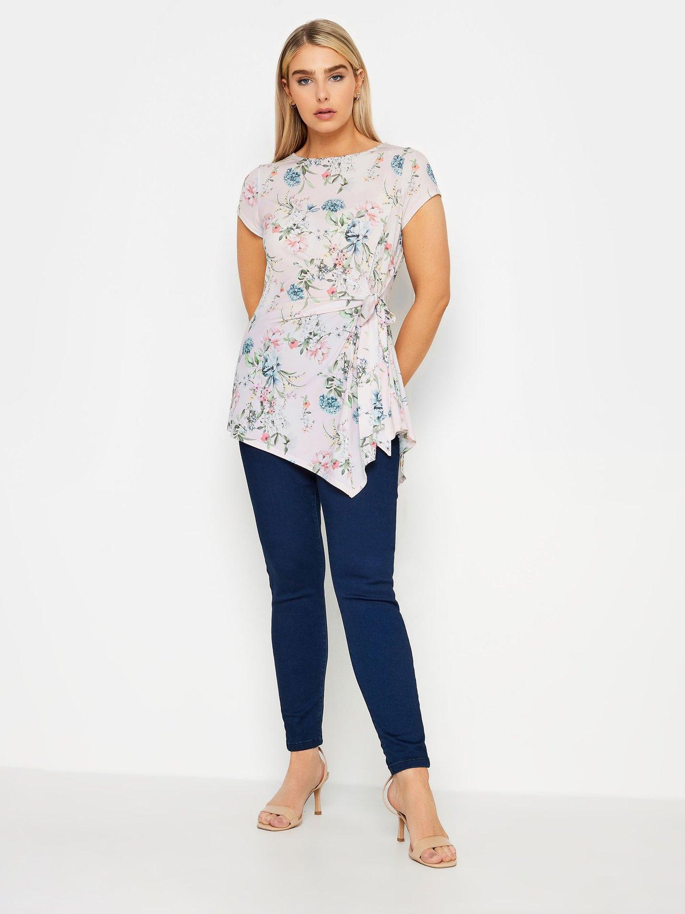 mco-pink-floral-tie-waist-asymmetric-topback