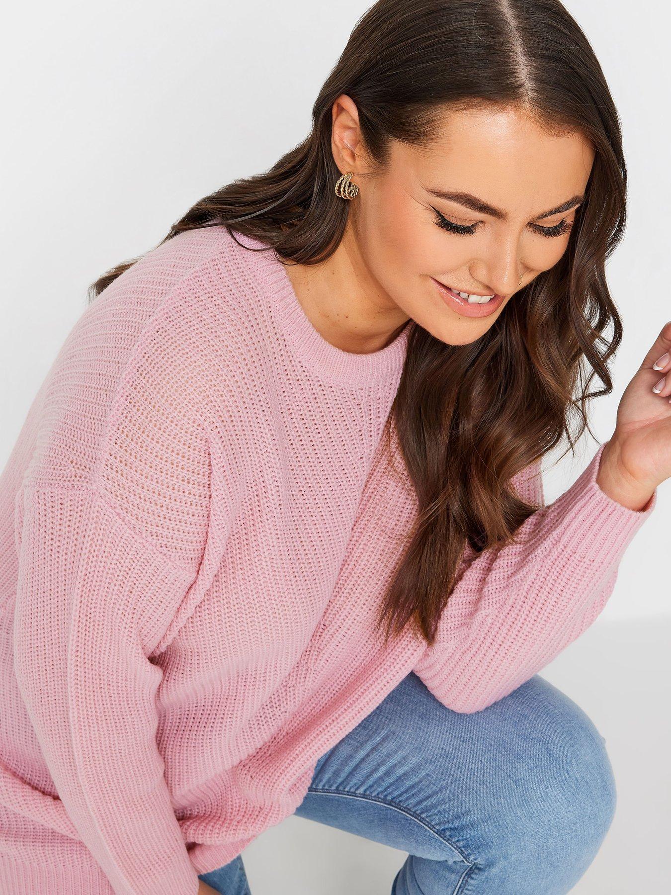 yours-curve-essential-jumper-cameo-pinkoutfit