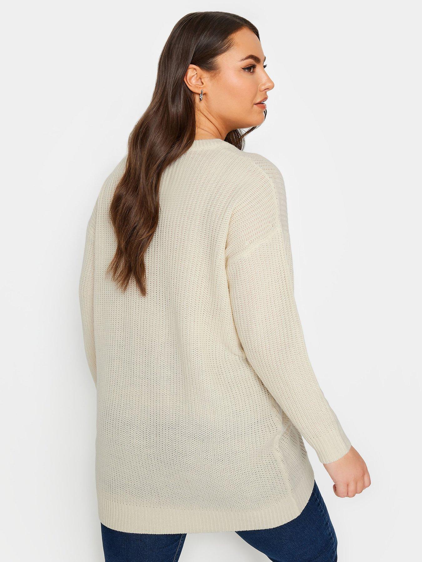 yours-curve-essential-jumper-creamstillFront