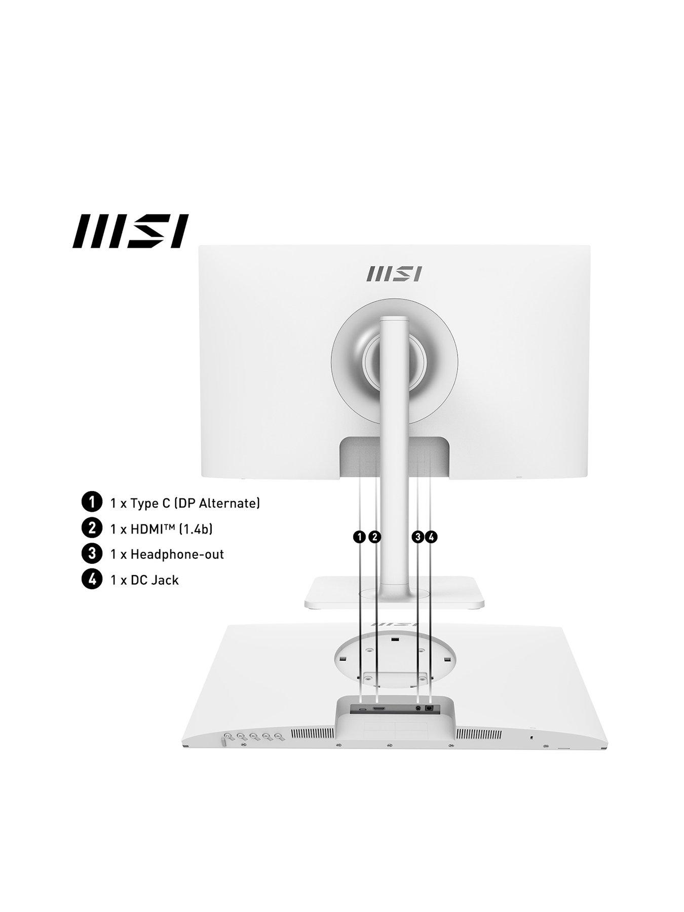 msi-modern-md2412pw-238-inch-fhd-monitor-100hz-ips-amd-freesyncnbspadjustable-stand-built-in-speakersstillFront