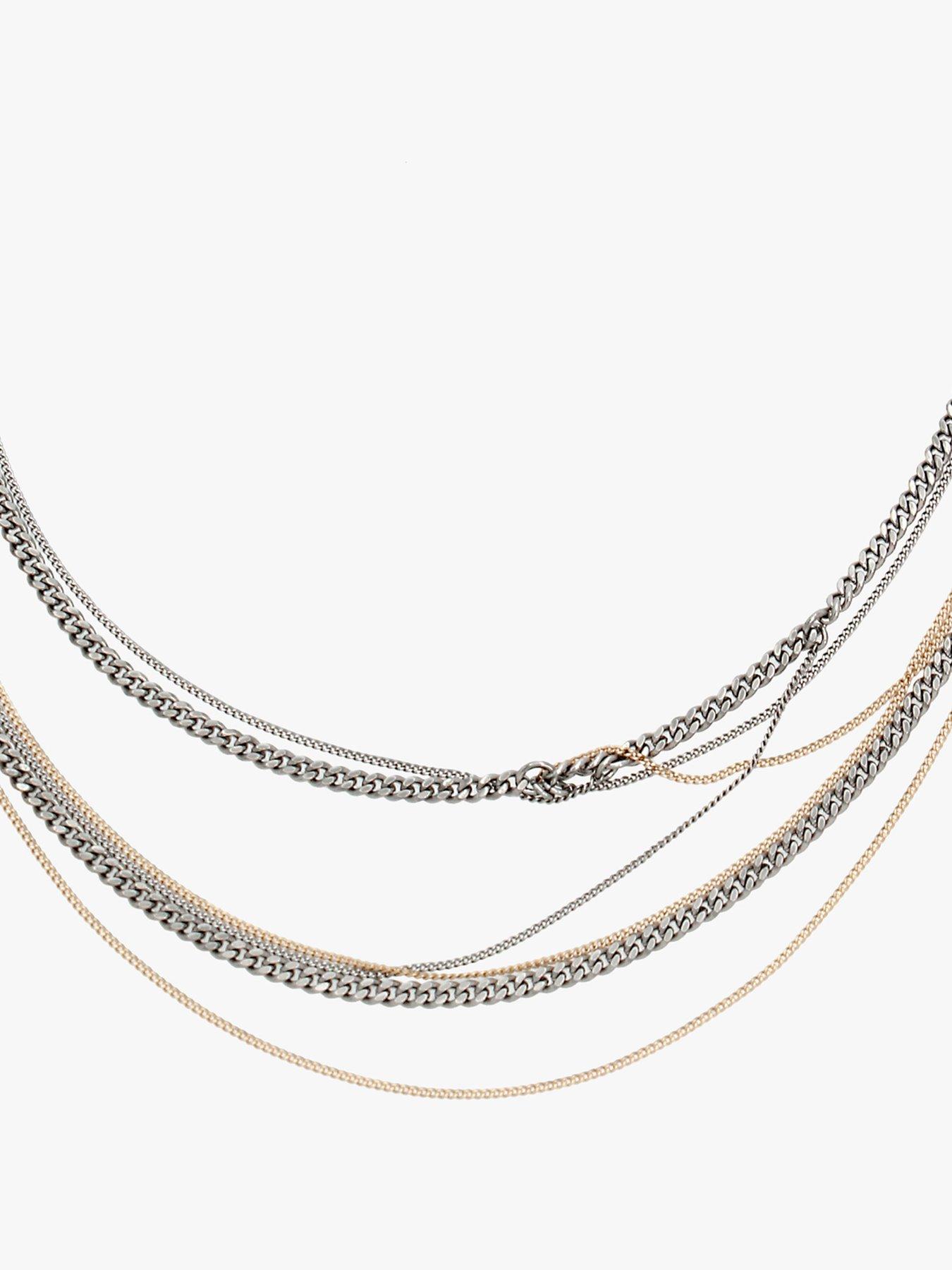allsaints-all-saints-necklace-chain-multi-layeroutfit