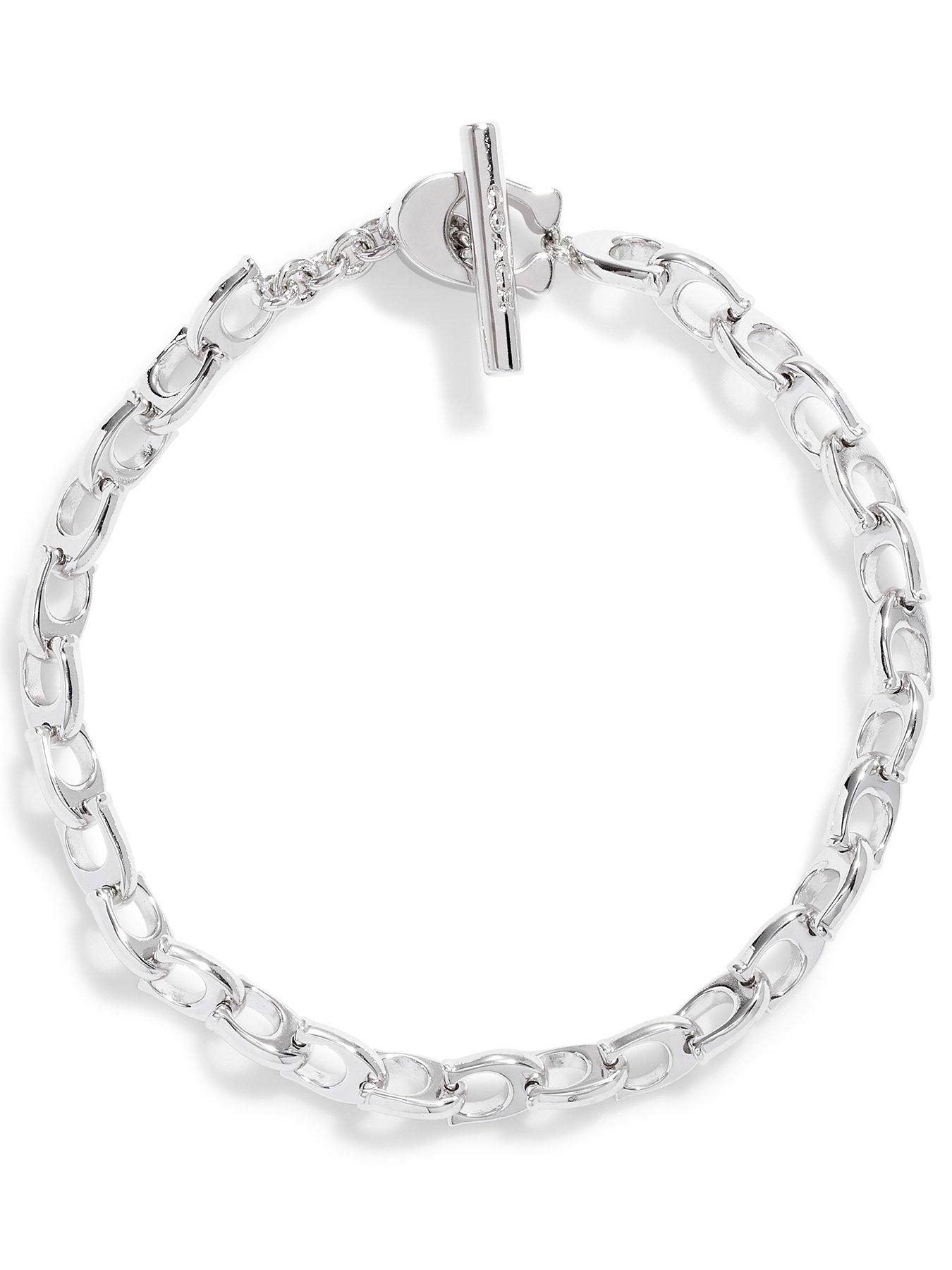 coach-coach-bracelet-link-c-chain-silver