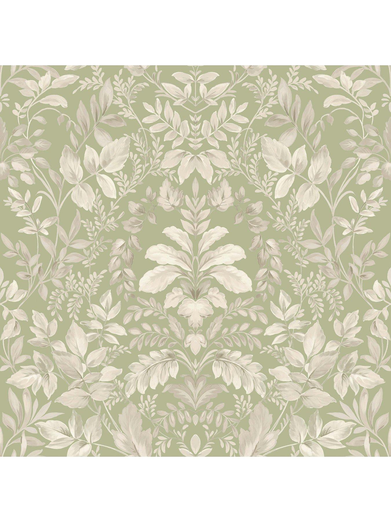 holden-decor-leaf-damask-wallpaper-sagedetail