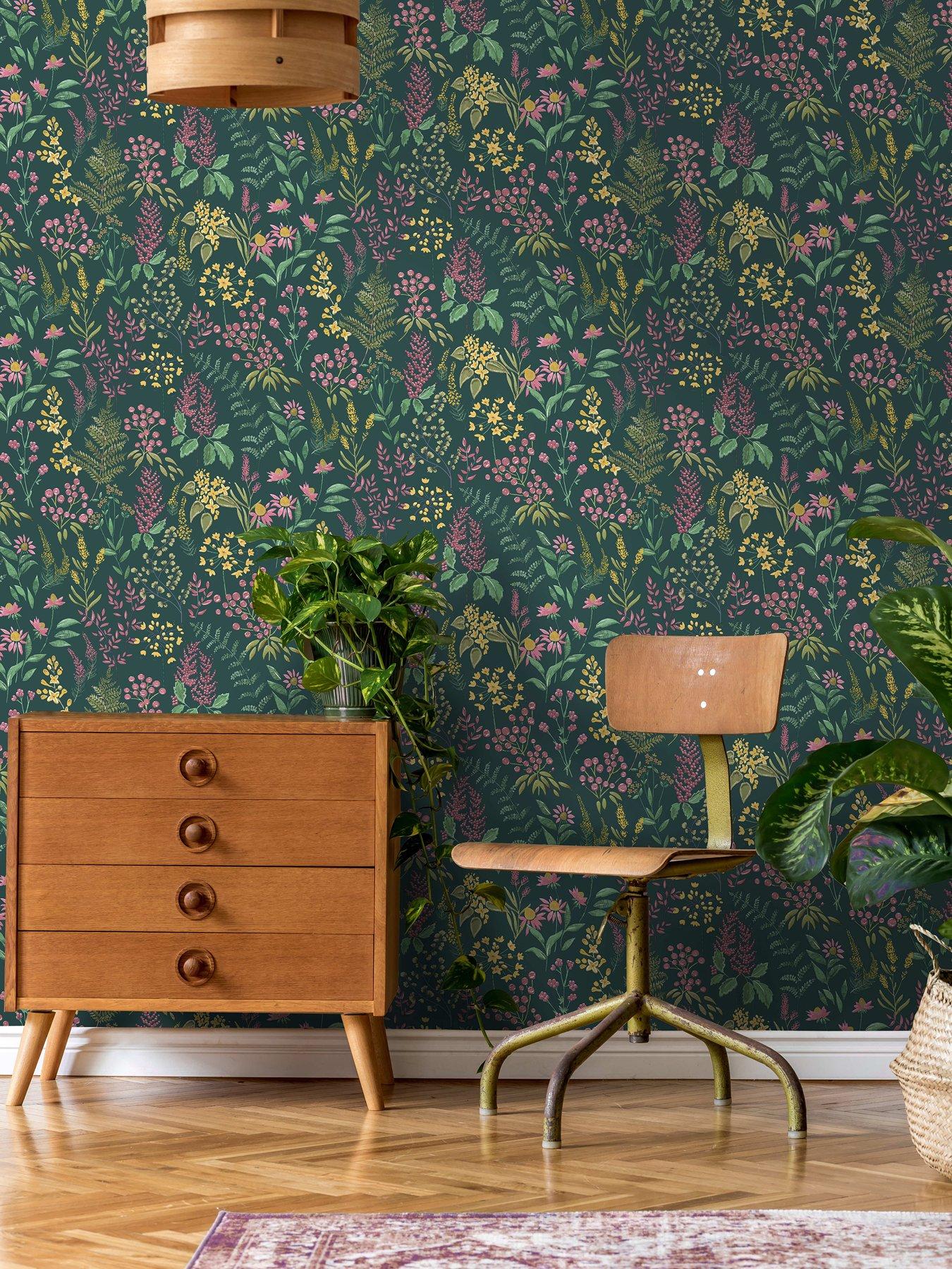 holden-decor-floral-sprig-wallpaper-teal