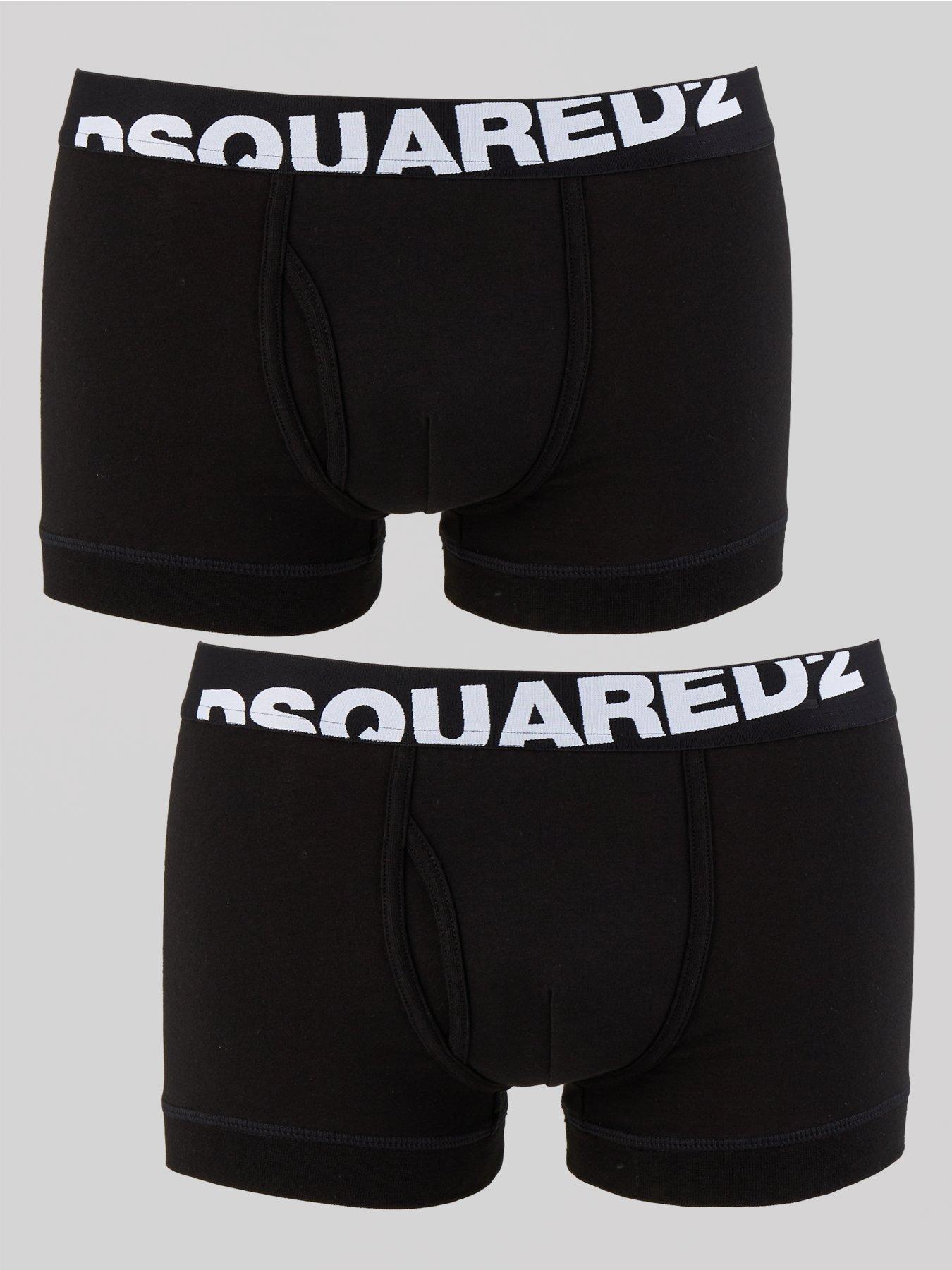 dsquared2-underwear-2-pack-trunks-black