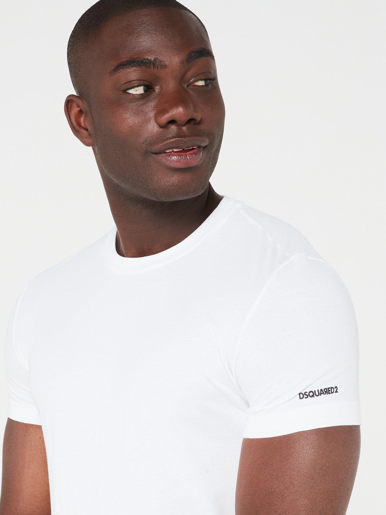 dsquared2-underwear-sleeve-logo-t-shirt-whiteblackoutfit