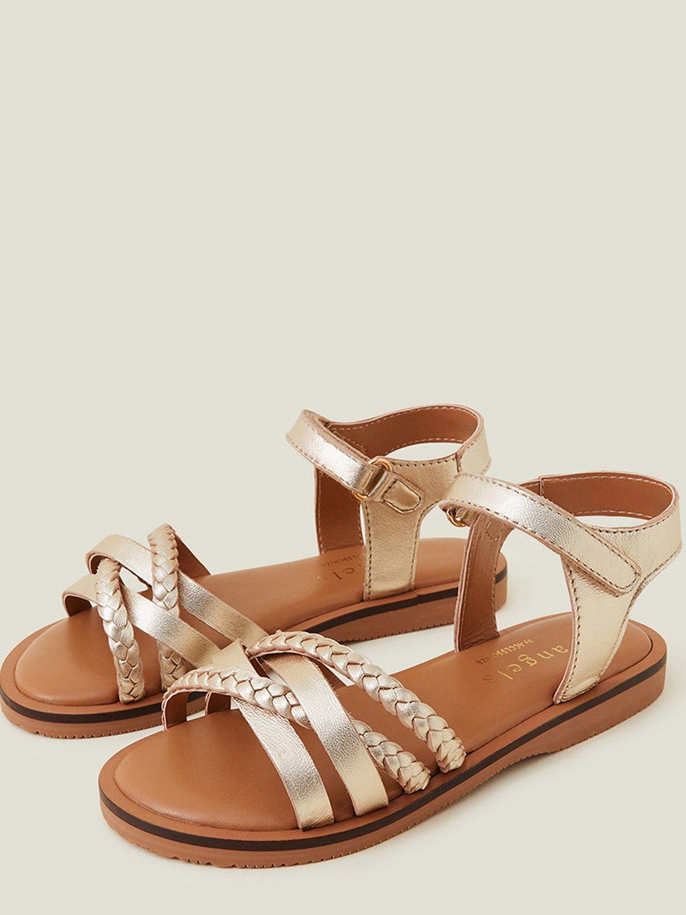 accessorize-girls-plaited-leather-sandals-goldstillFront