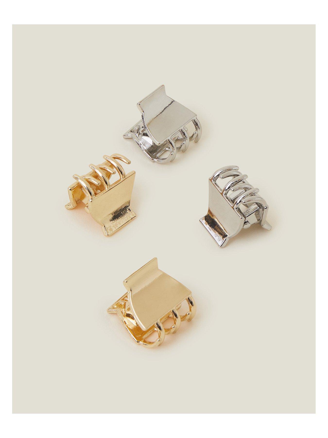 accessorize-4-pack-mini-metal-claw-clipsback