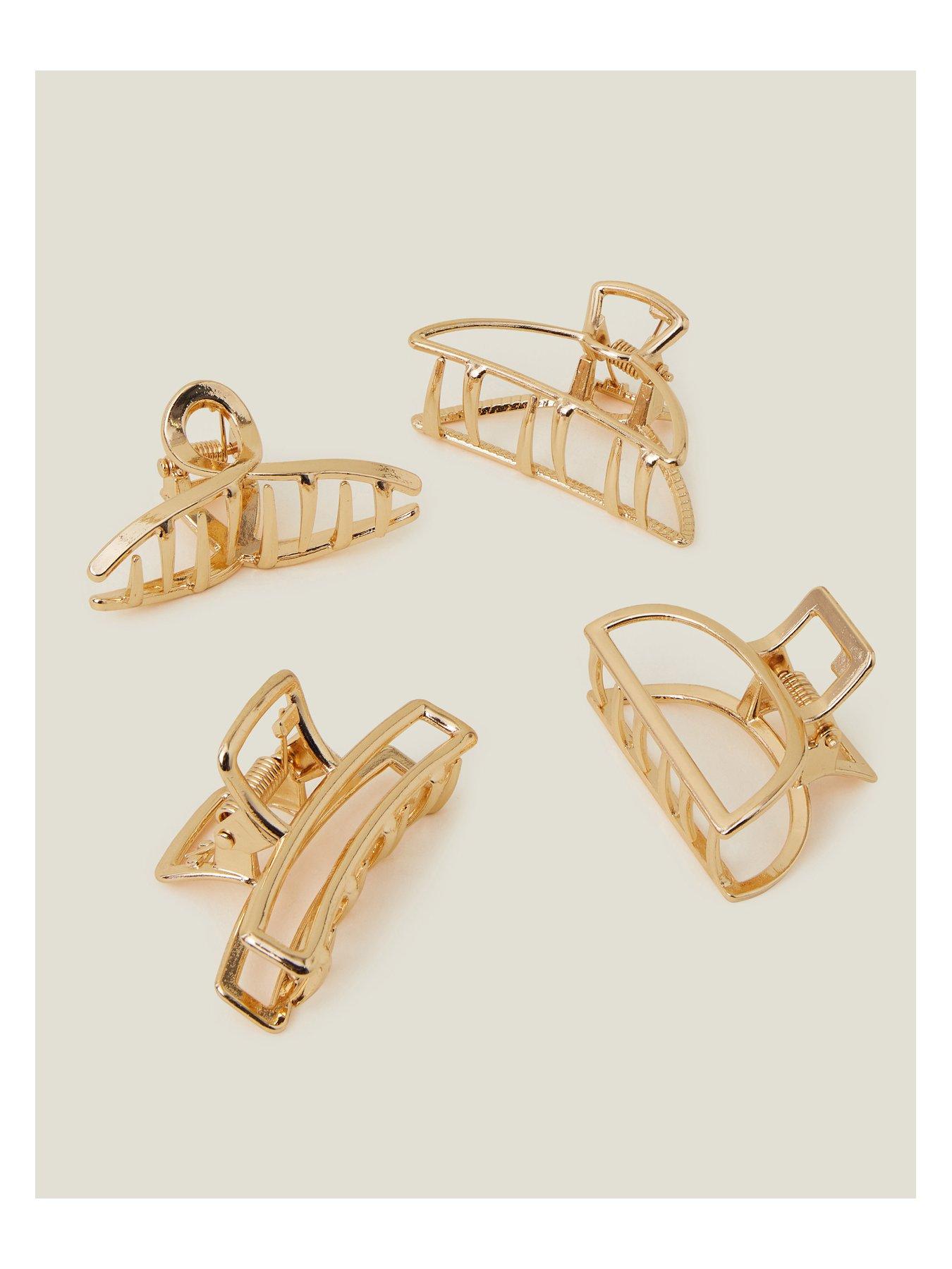 accessorize-4-pack-small-metal-claw-clipsback