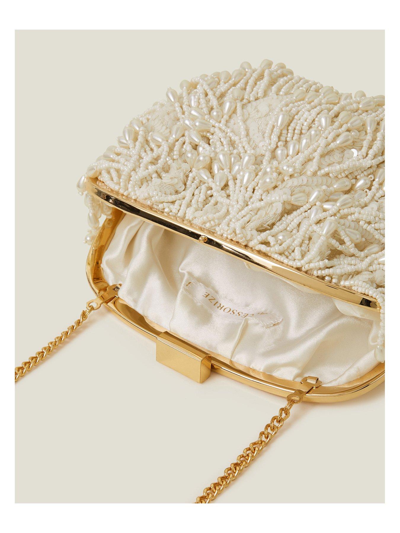 accessorize-bridal-pearl-tassel-clutch-bagoutfit