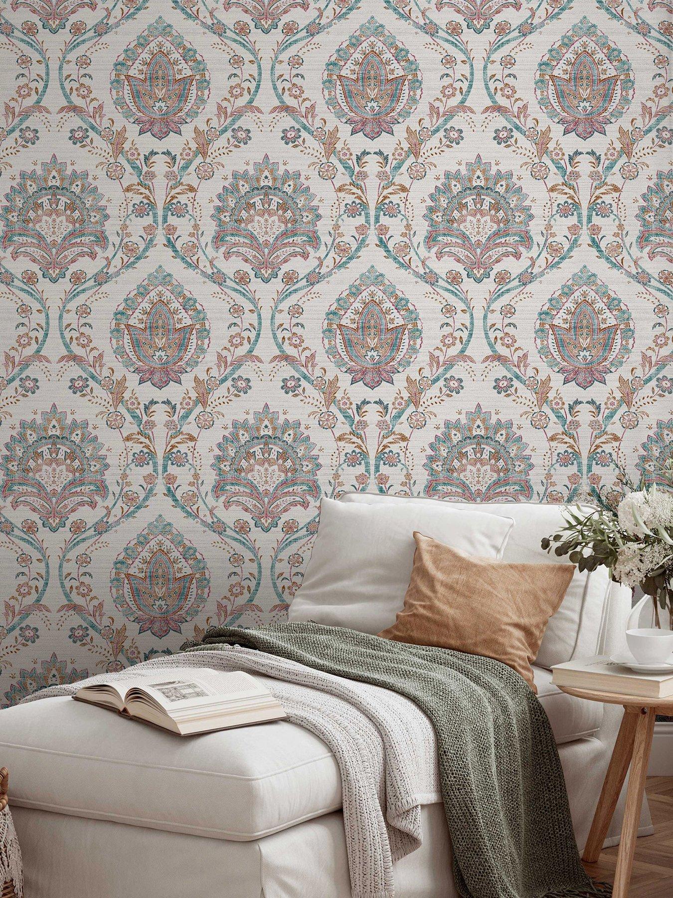 Image 1 of 5 of ARTHOUSE Fantastical Damask Wallpaper