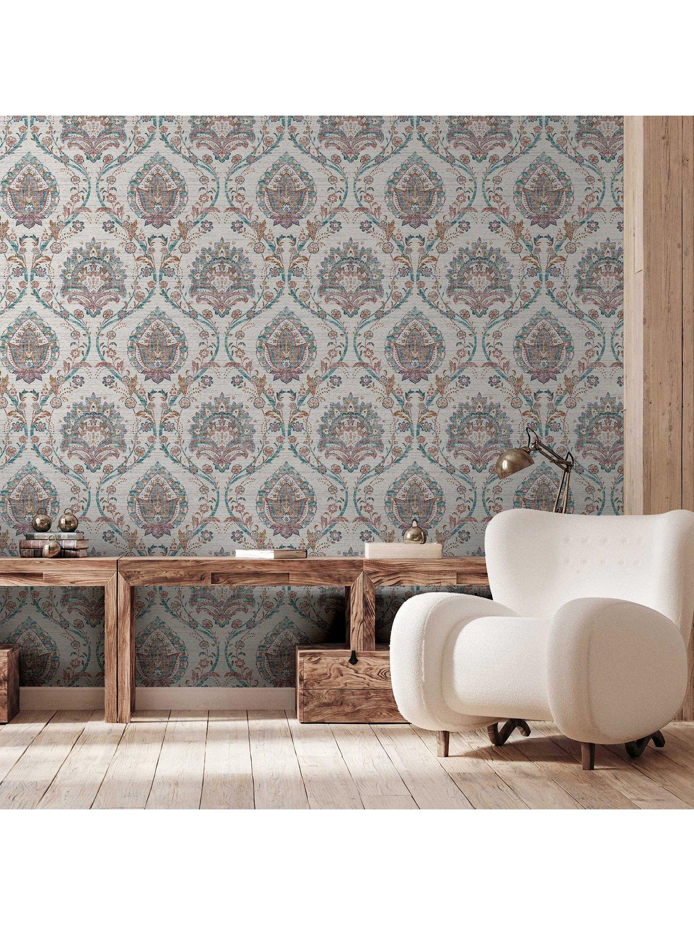 Image 2 of 5 of ARTHOUSE Fantastical Damask Wallpaper
