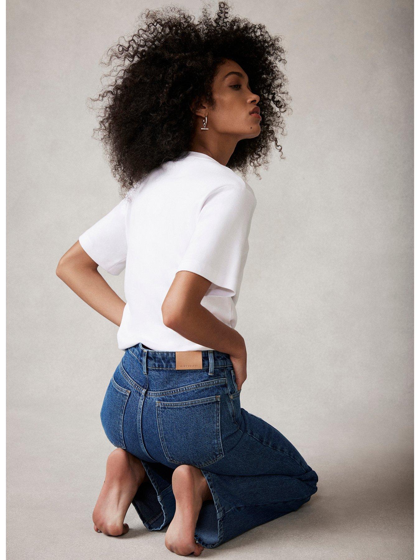 Image 2 of 6 of Mint Velvet Ivory Ultimate White T-Shirt
