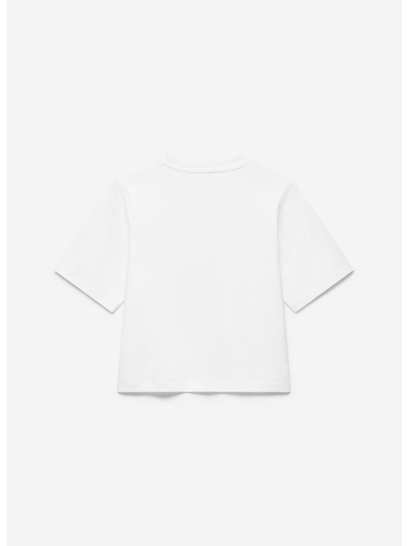 Image 6 of 6 of Mint Velvet Ivory Ultimate White T-Shirt