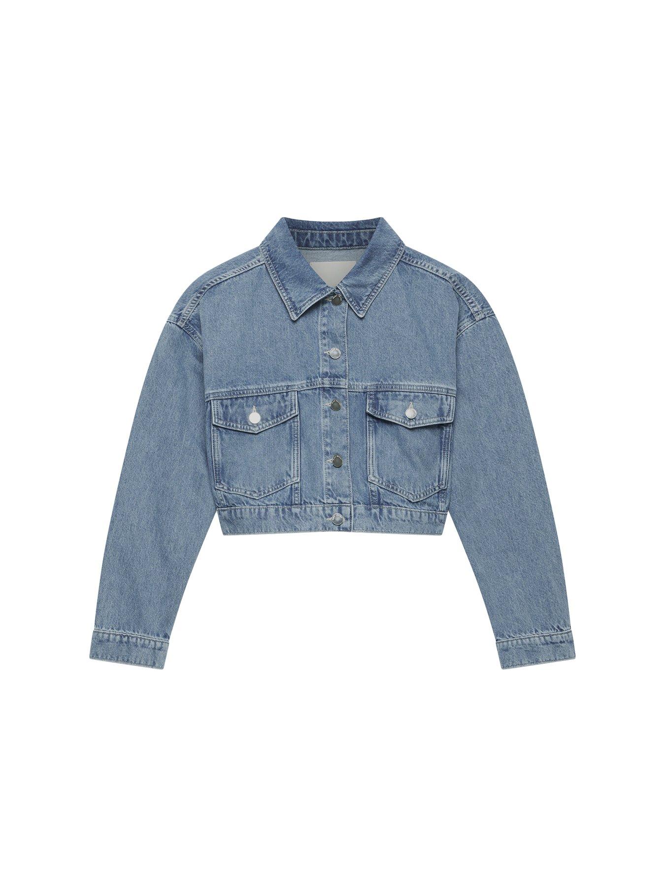 Mint Velvet Easy Cropped Denim Jacket Very Ireland