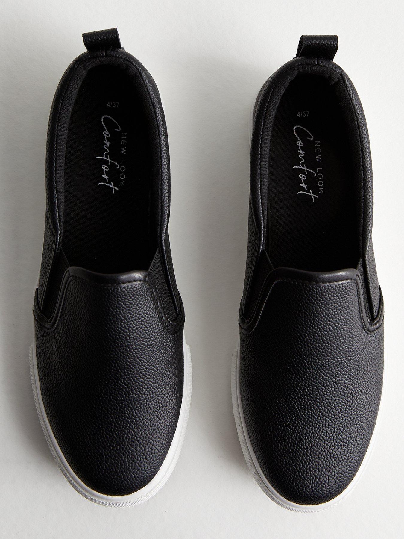 new-look-leather-look-slip-on-trainers-blackoutfit