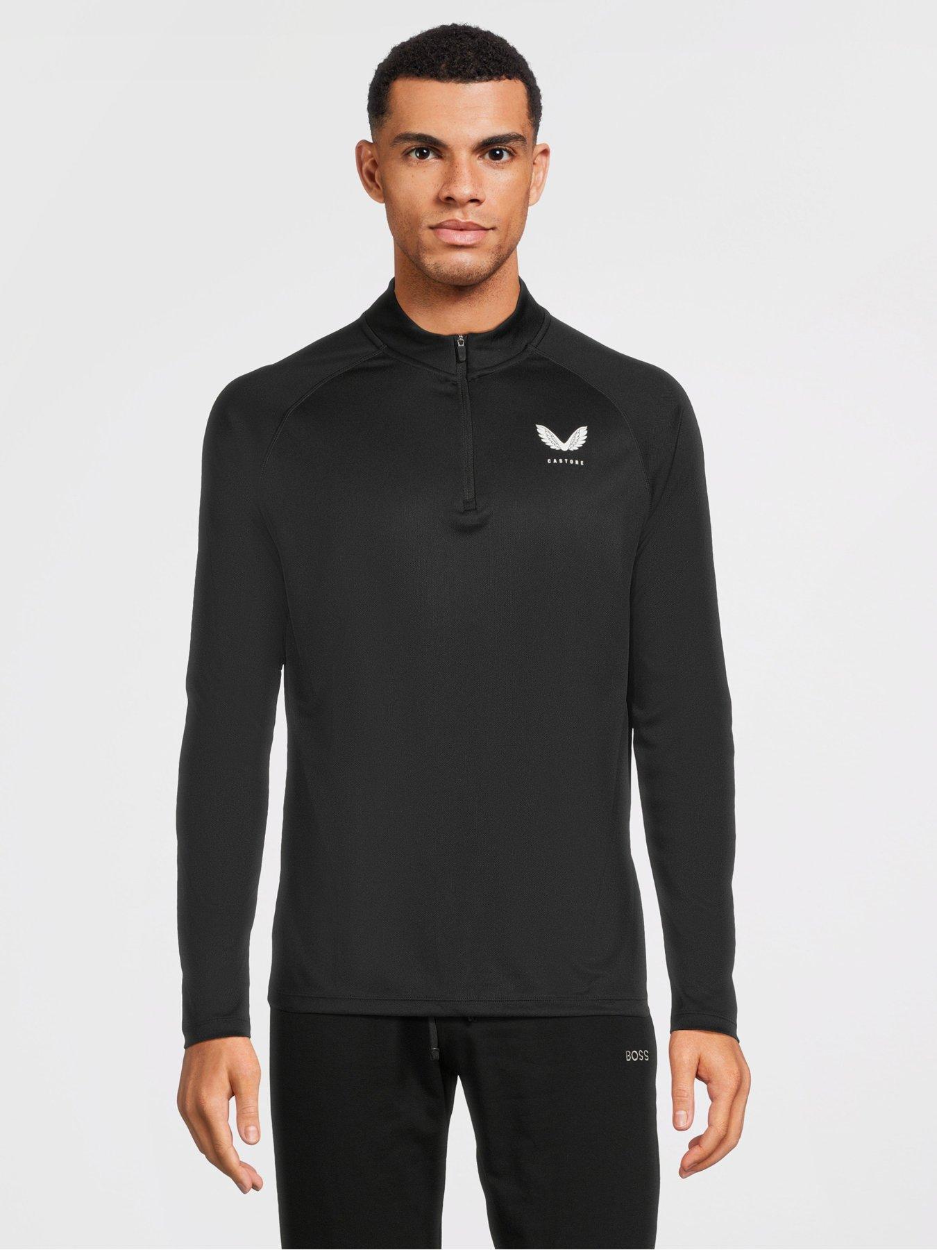 castore-mens-training-light-weight-14-zip-top-black