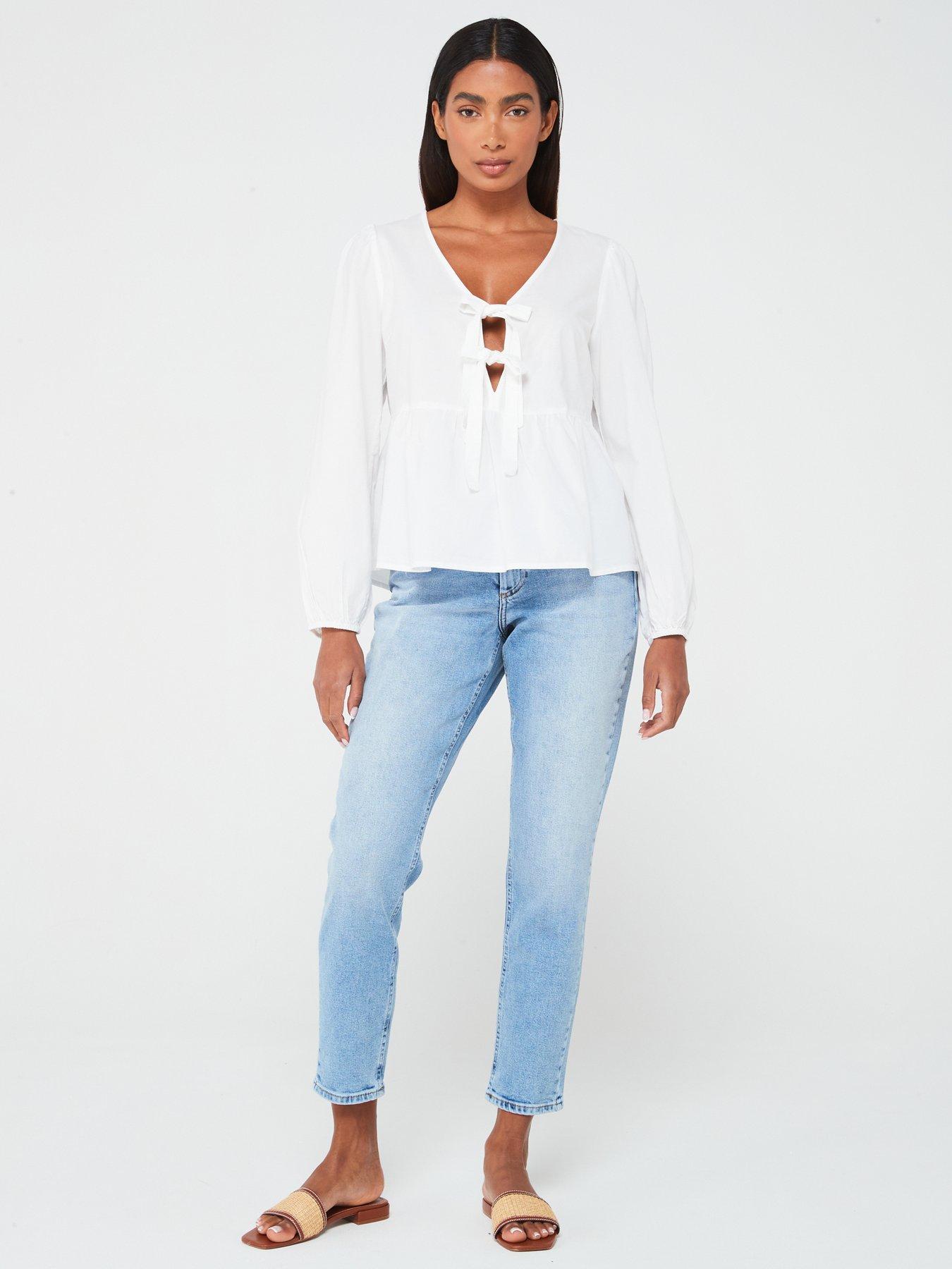 vero-moda-tie-front-peplum-top-whiteback