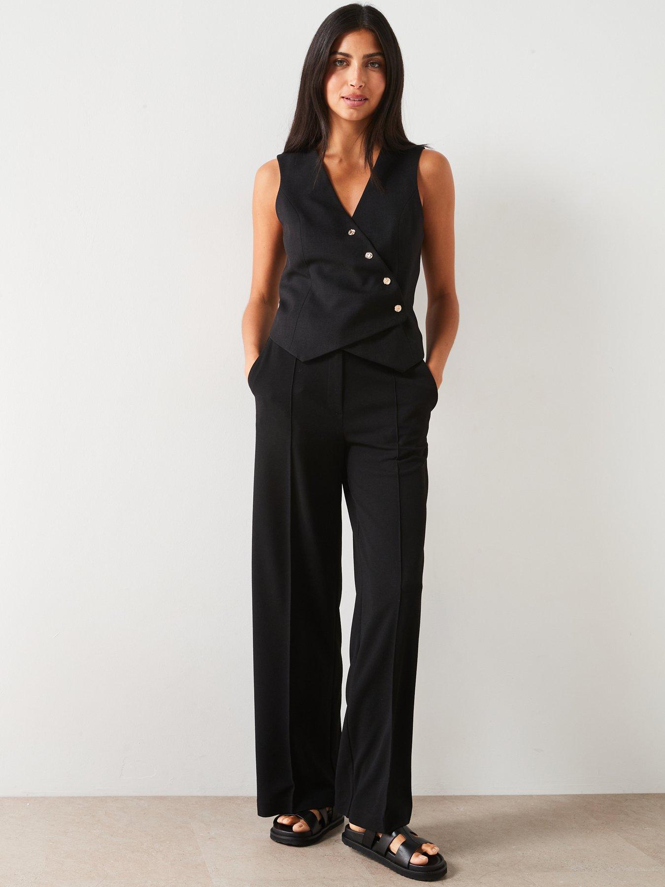 v-by-very-scuba-twill-wide-leg-trousers-blackdetail