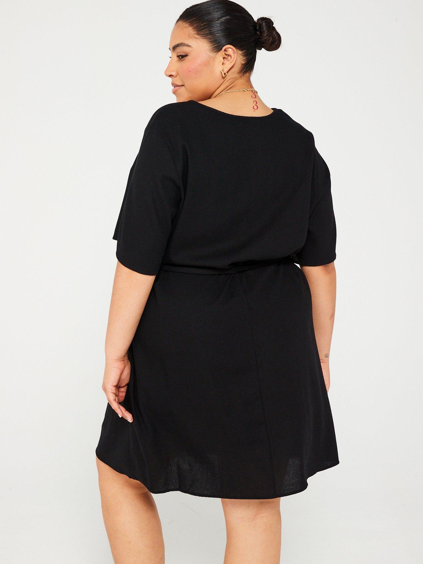 vero-moda-curve-curve-curve-tie-waist-mini-dress-blackstillFront