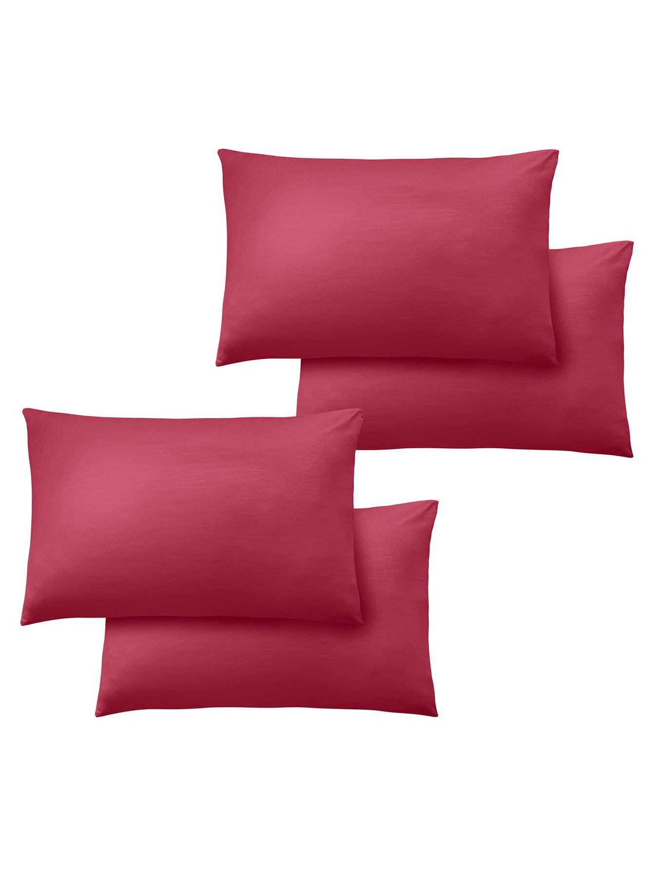 Catherine Lansfield So Soft Set of 4 No Iron Standard Pillowcases