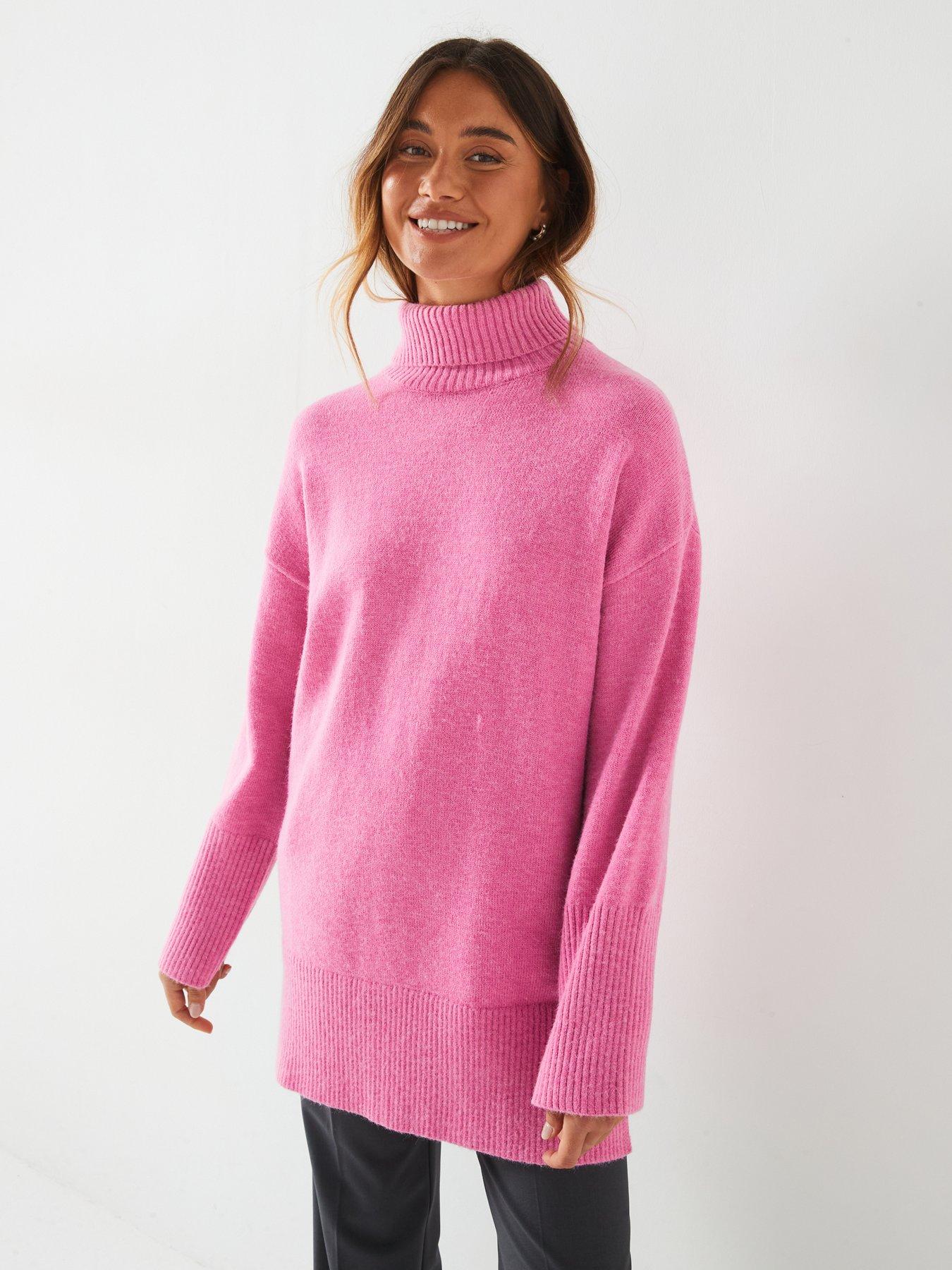 v-by-very-roll-neck-deep-rib-longline-jumperdetail