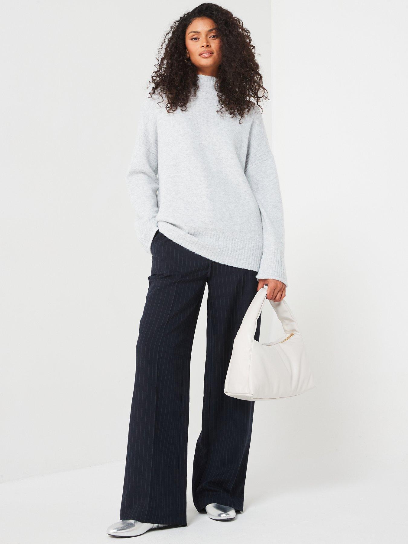 v-by-very-funnel-neck-seam-detail-longline-jumper-light-greyback