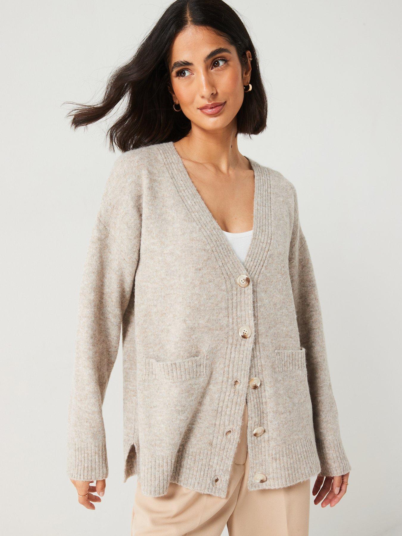 v-by-very-relaxed-rib-detail-cardigan-neutralfront