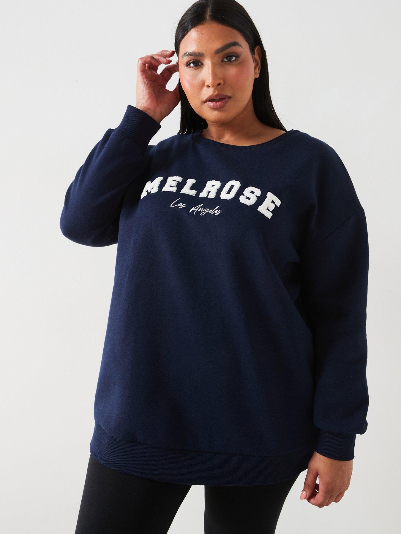 Slogan Longline Sweat