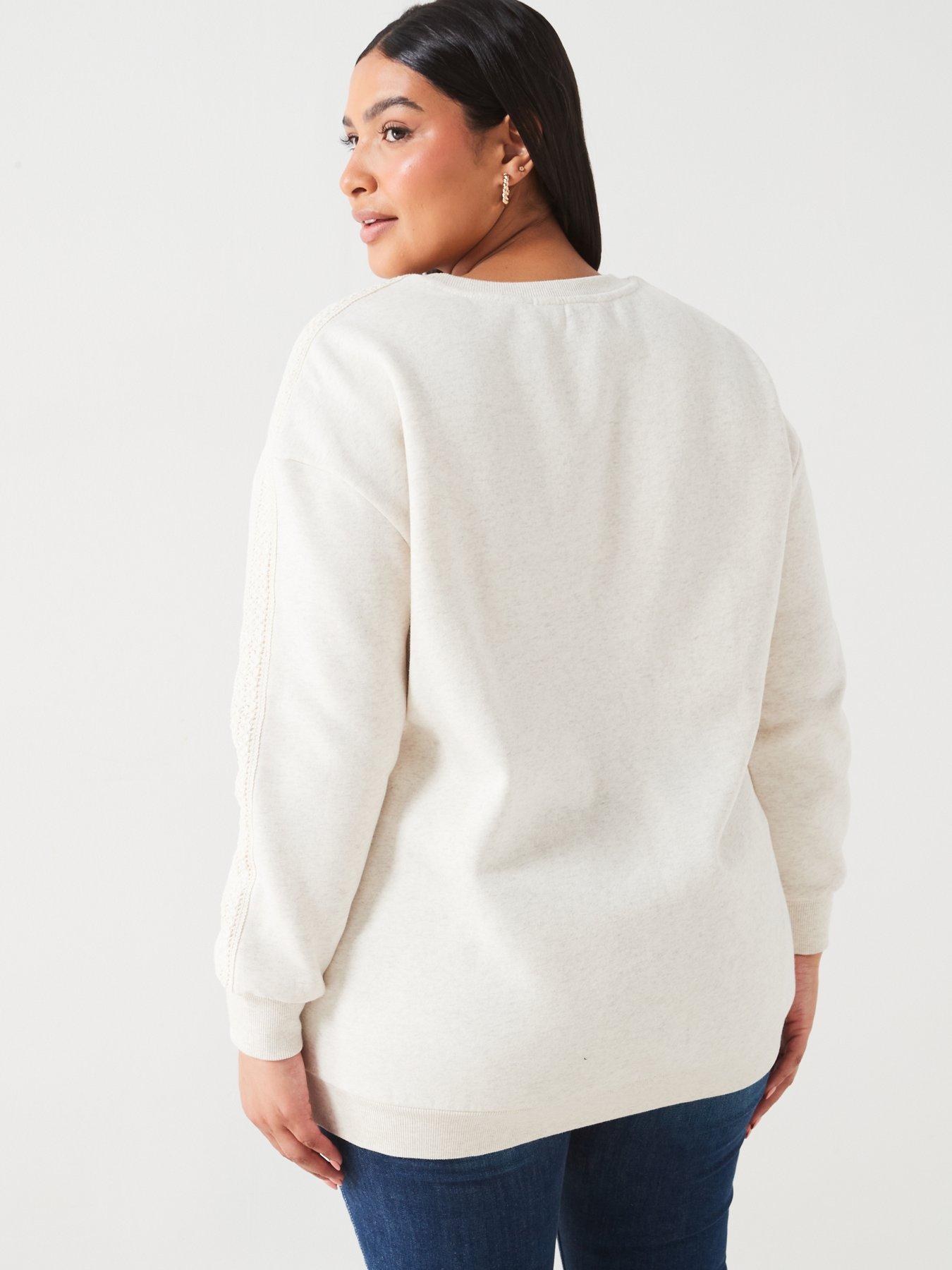 v-by-very-curve-sleeve-detail-longline-sweat-creamstillFront