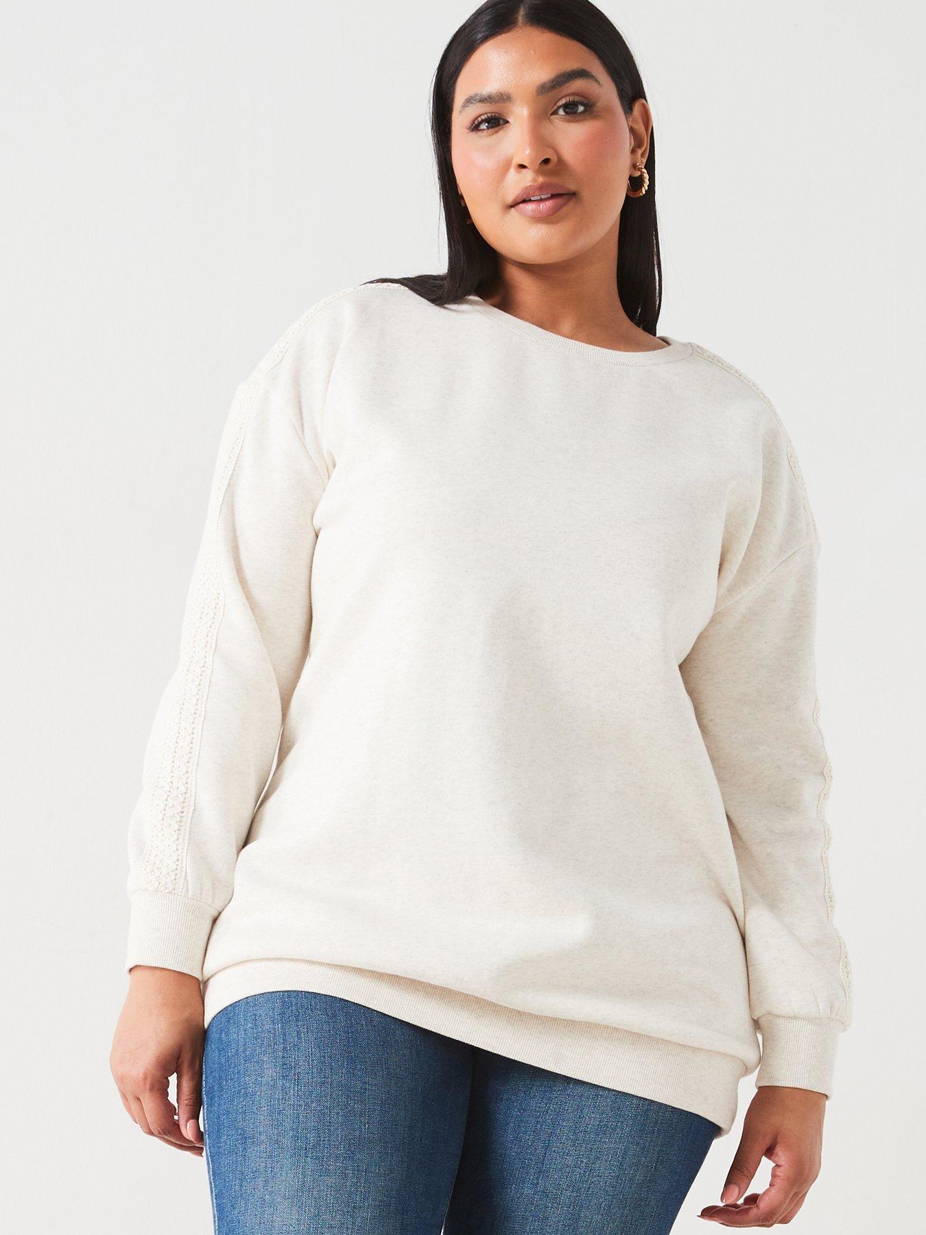 v-by-very-curve-sleeve-detail-longline-sweat-creamoutfit