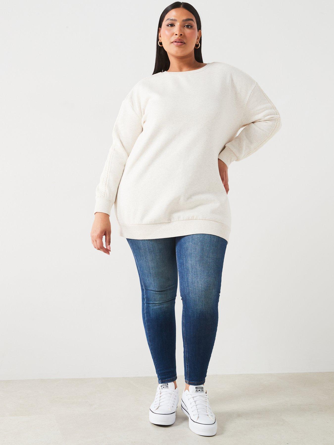 v-by-very-curve-sleeve-detail-longline-sweat-creamdetail