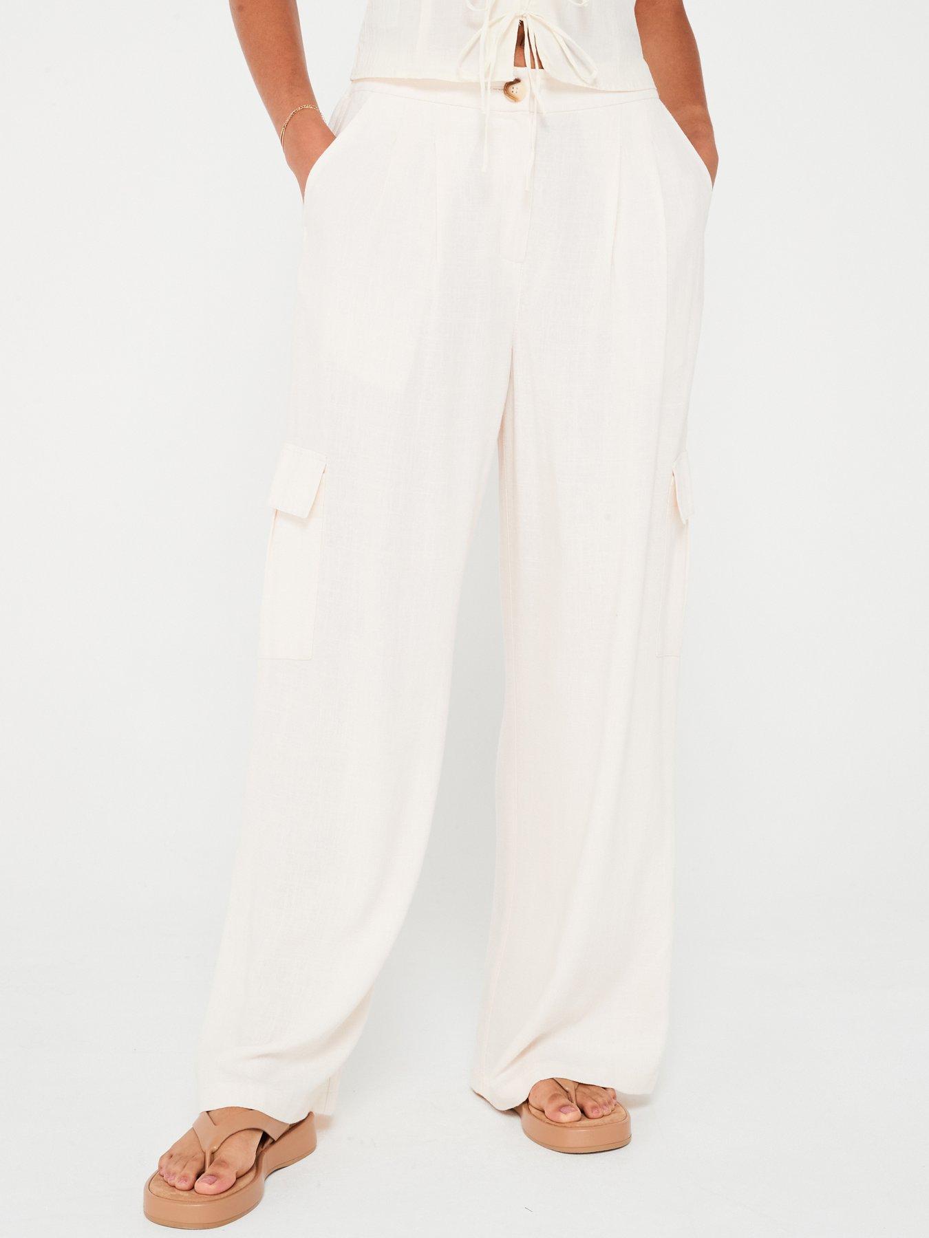 v-by-very-cargo-linen-trouser-cream