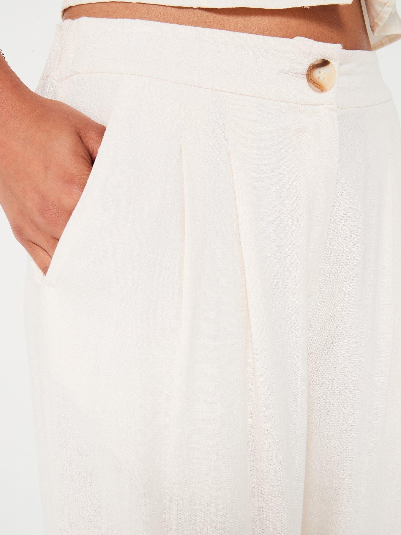 v-by-very-cargo-linen-trouser-creamdetail