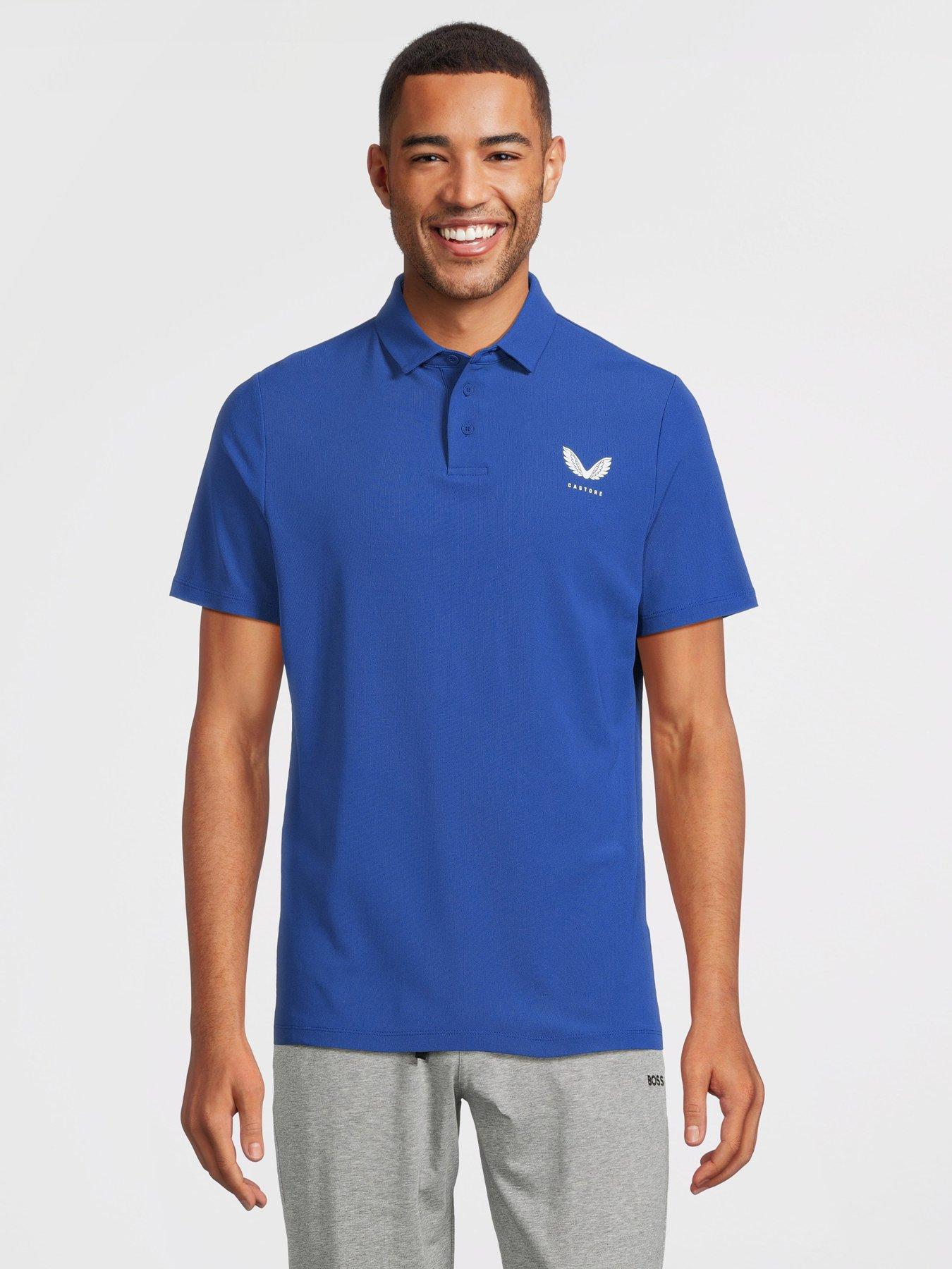 castore-mens-golf-essentialpolo-bluefront