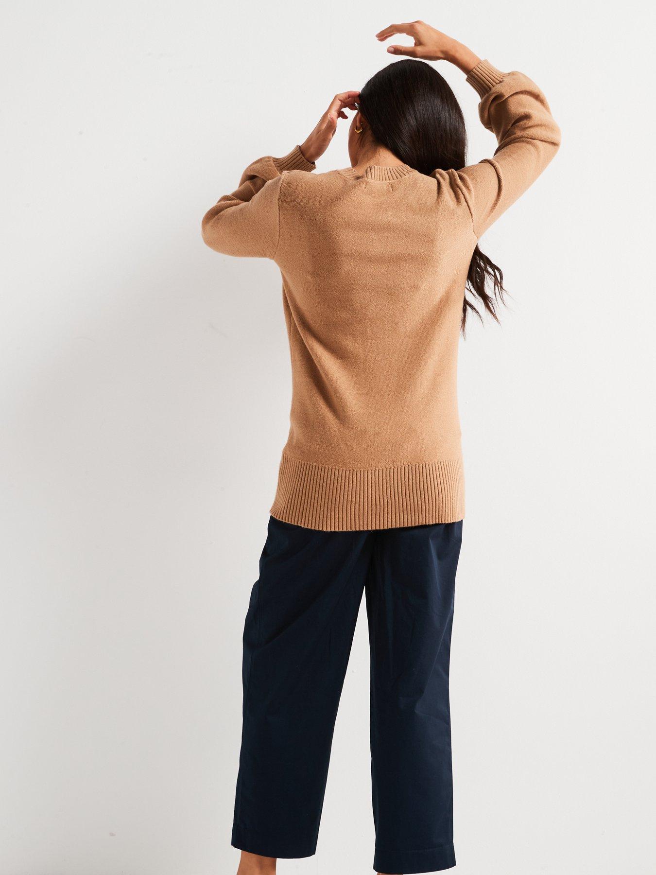 everyday-crew-neck-longline-jumper-beigedetail