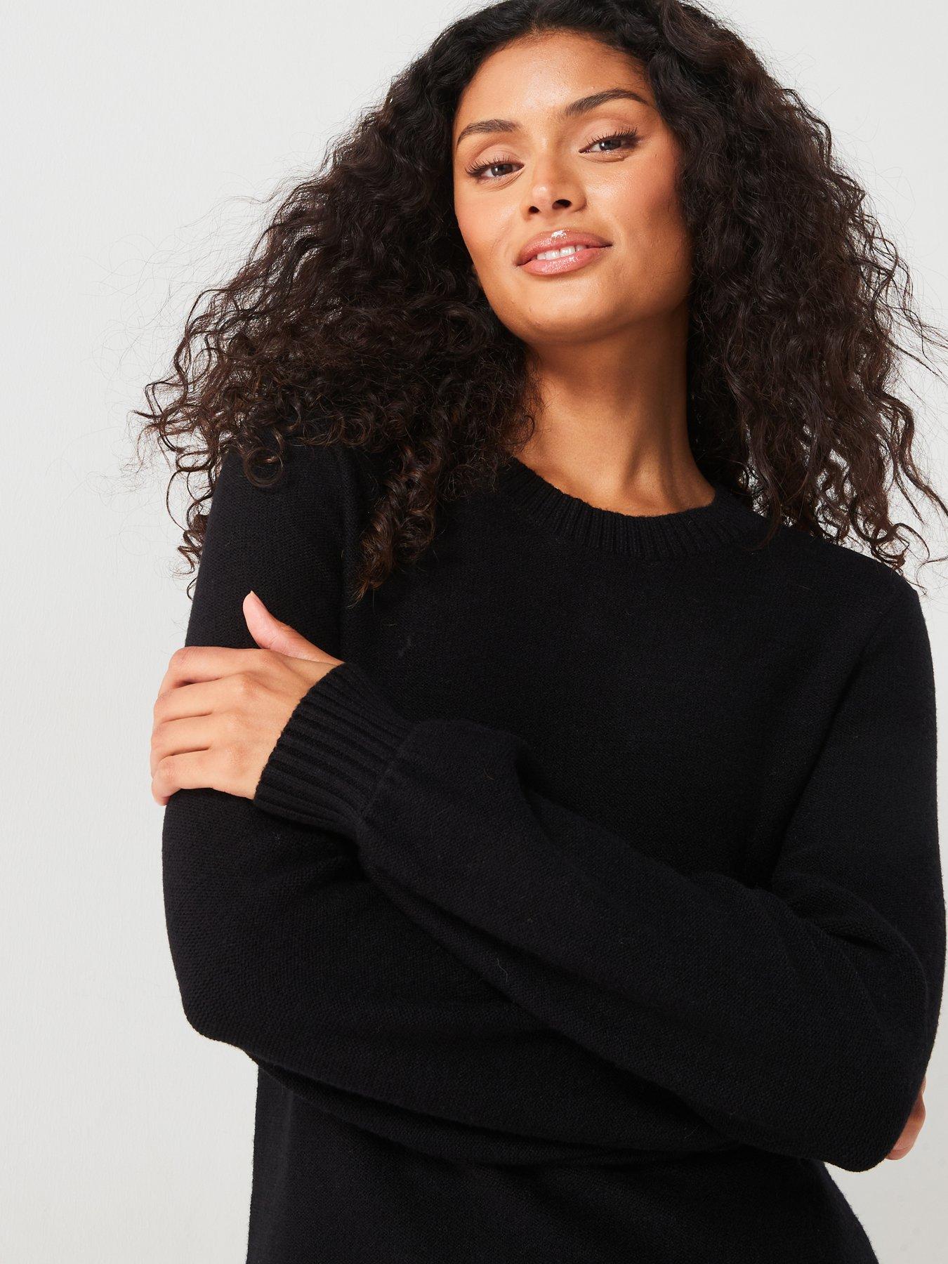 everyday-crew-neck-longline-jumper-blackdetail