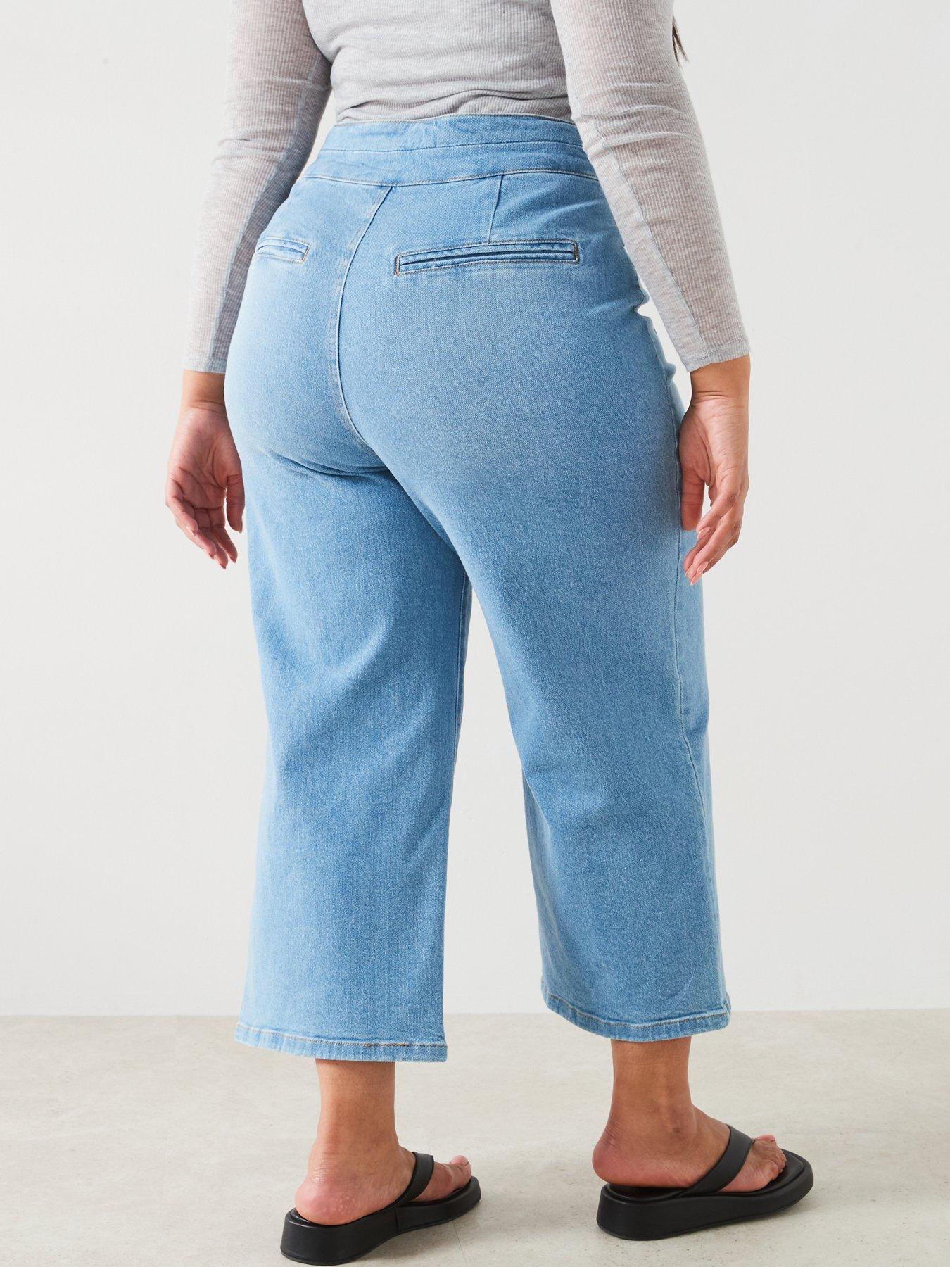 v-by-very-curve-highwaisted-stretch-crop-wide-leg-jean-bluestillFront