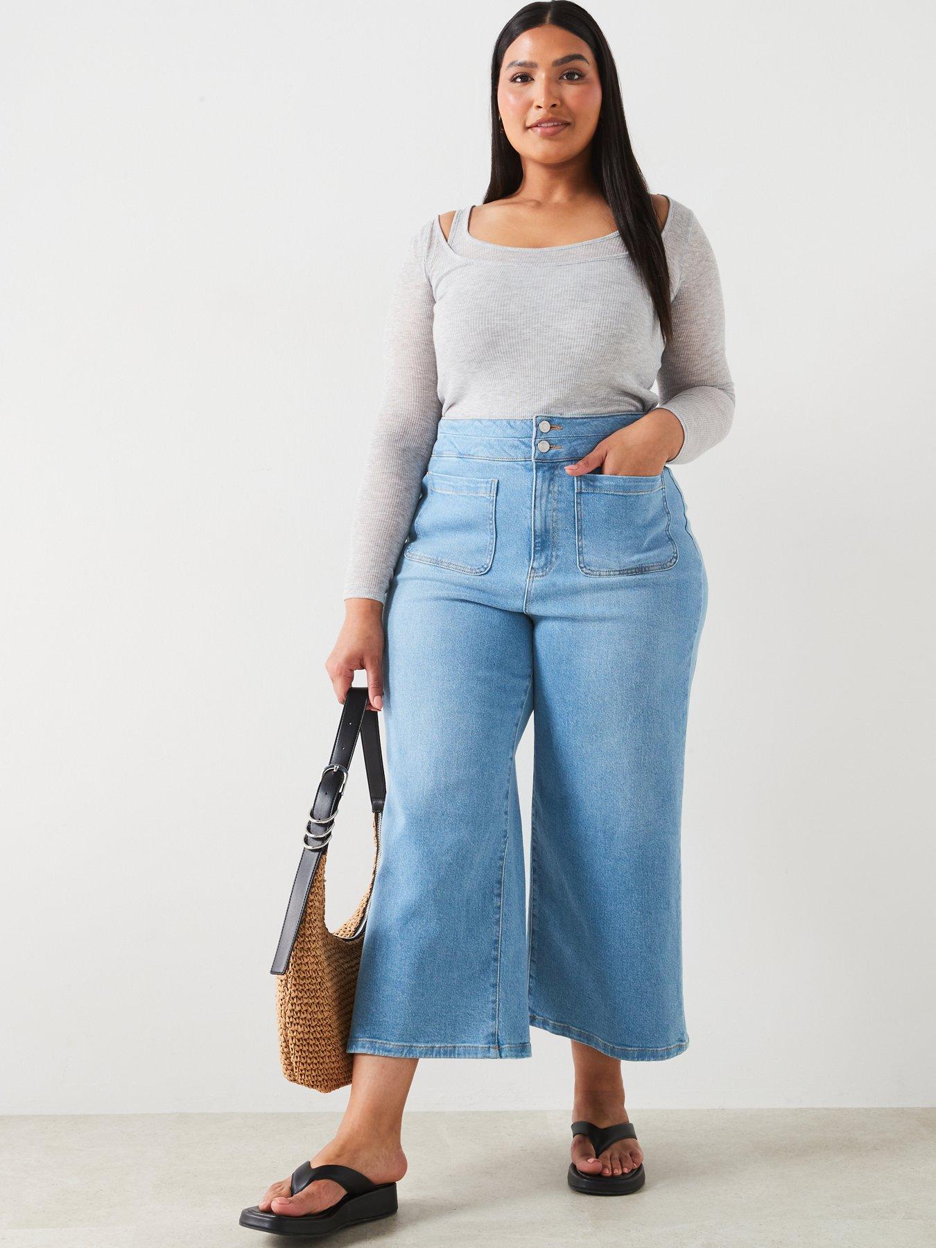 v-by-very-curve-highwaisted-stretch-crop-wide-leg-jean-blueback