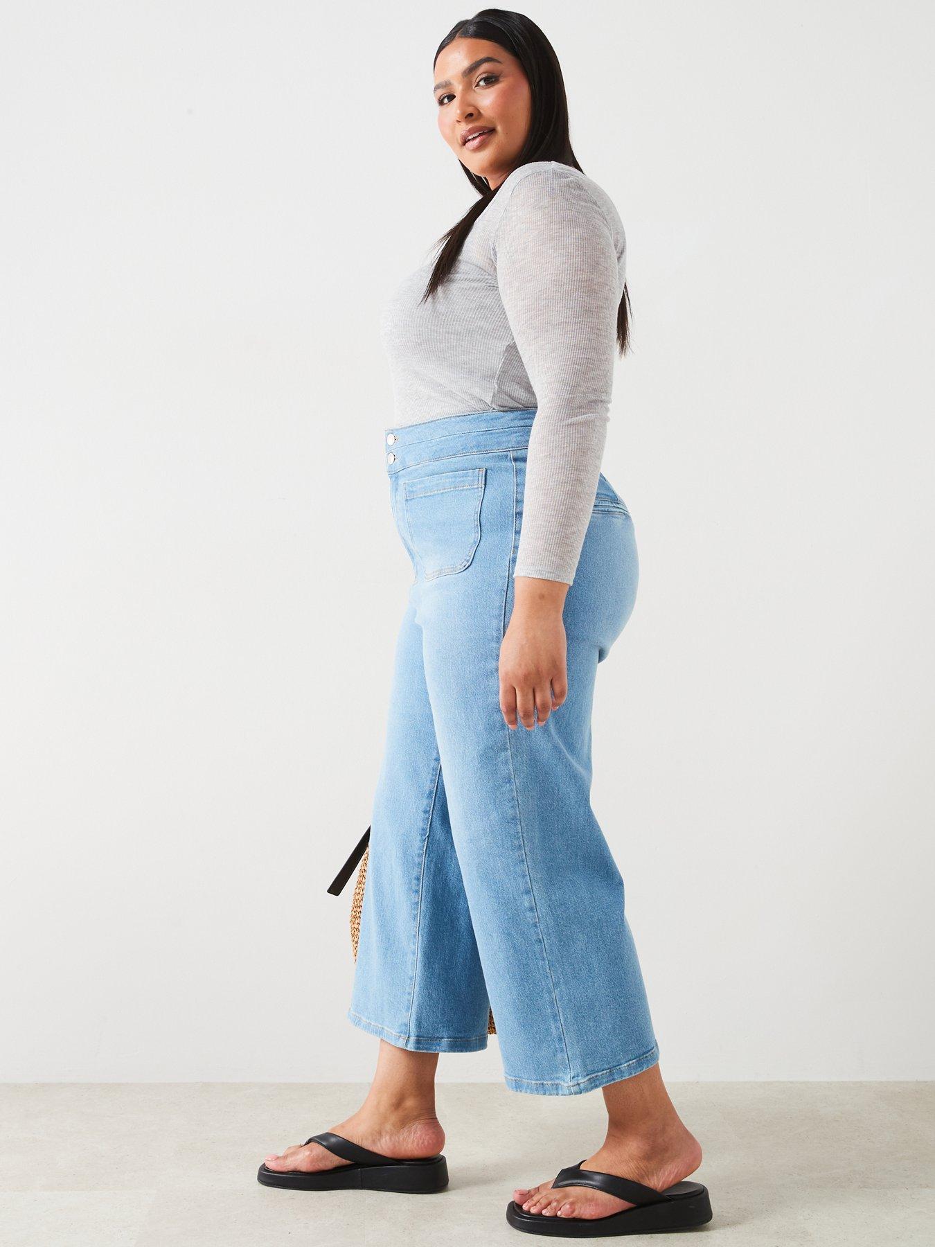 v-by-very-curve-highwaisted-stretch-crop-wide-leg-jean-blueoutfit