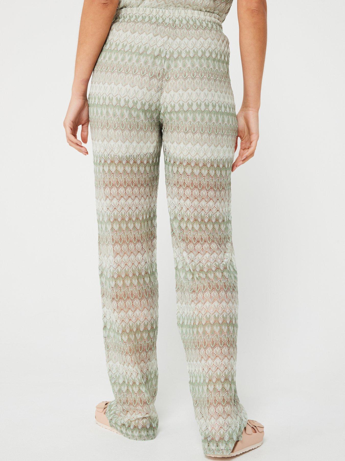 vero-moda-stripe-trousers-greenstillFront