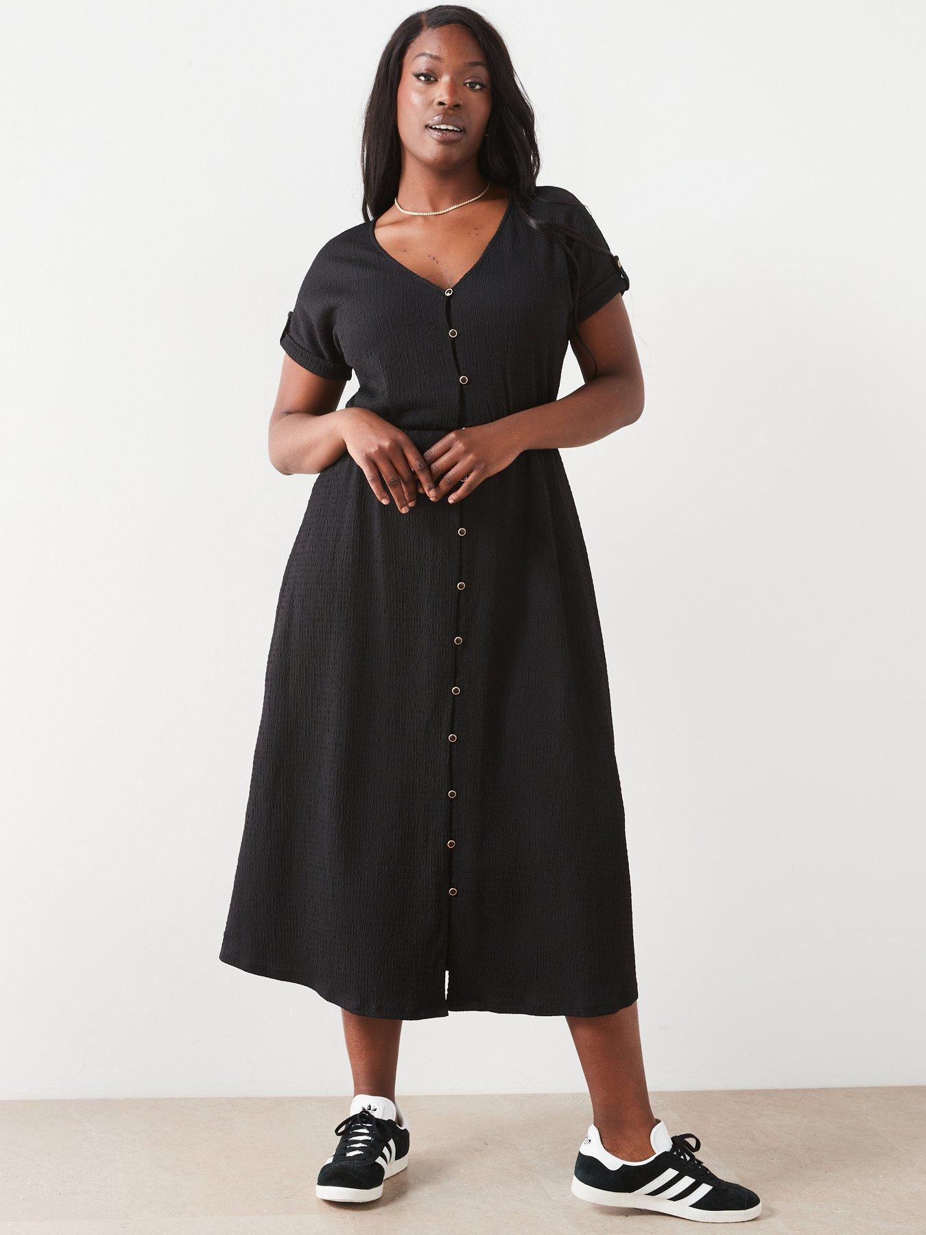 v-by-very-curve-jersey-crinkle-button-through-midi-dress-blackback