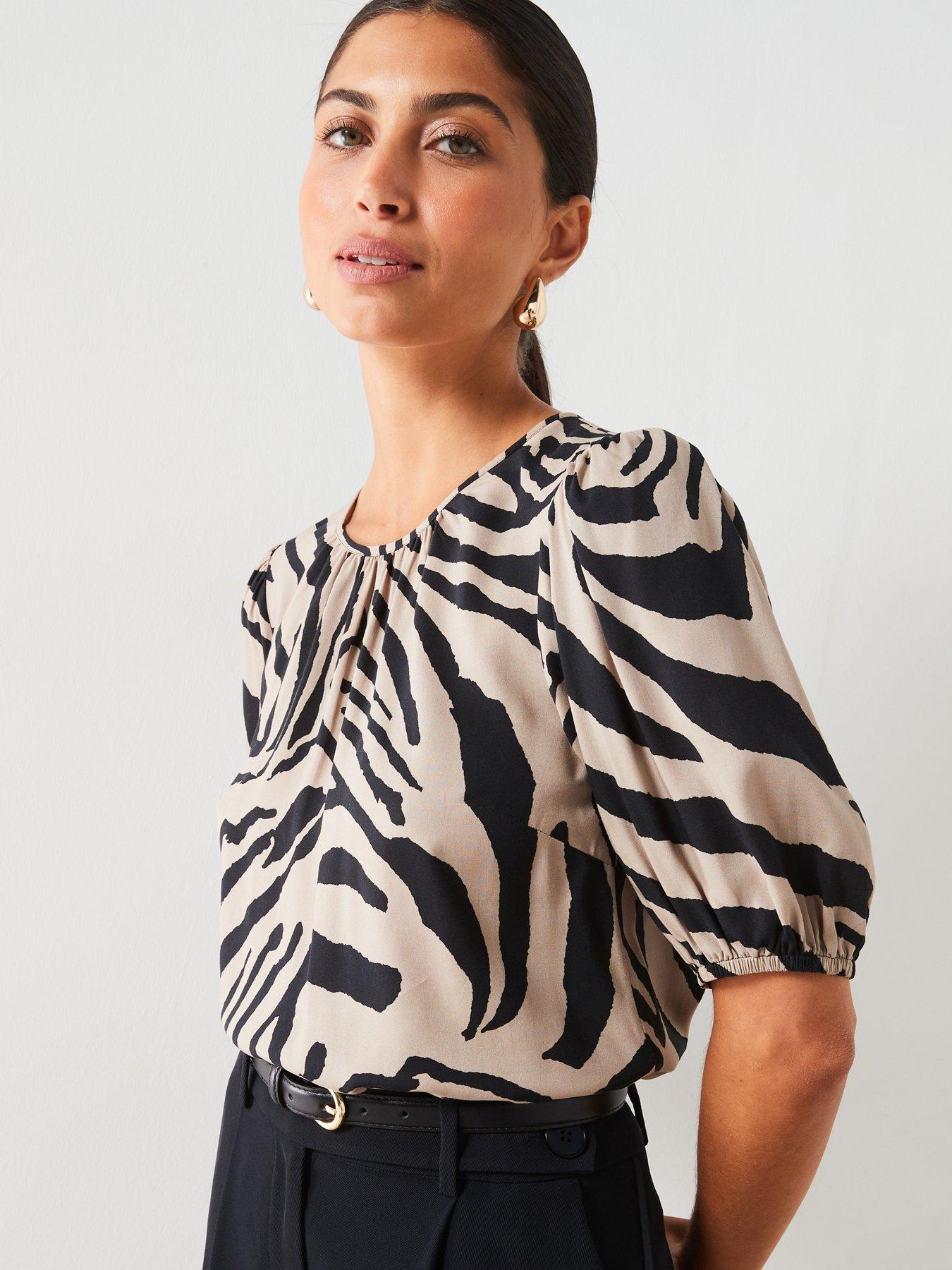 everyday-printed-shell-blouse-zebra