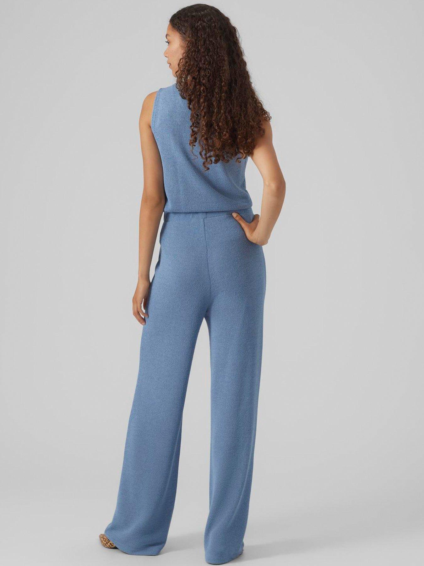 vero-moda-loose-fitting-trouser-bluestillFront