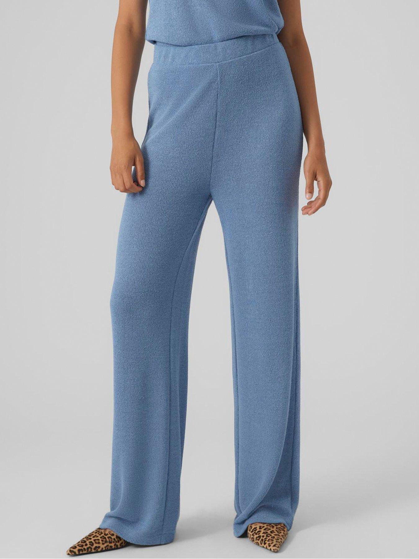 vero-moda-loose-fitting-trouser-blueback