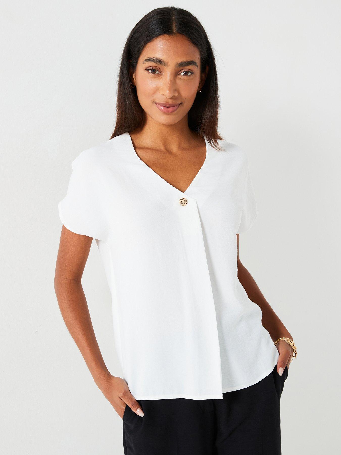 everyday-button-front-notch-blouse-ivory