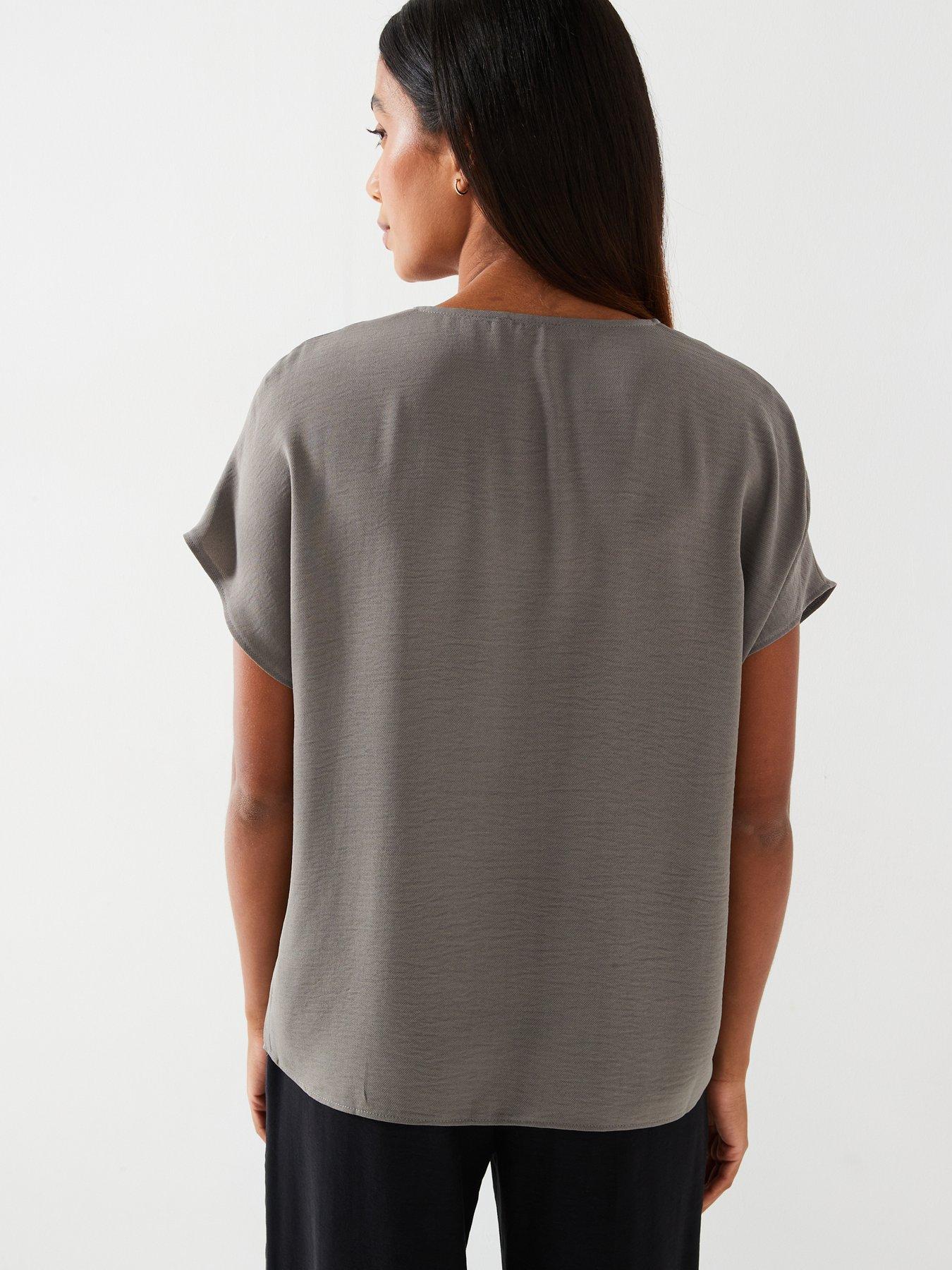 everyday-button-front-notch-blouse-greystillFront